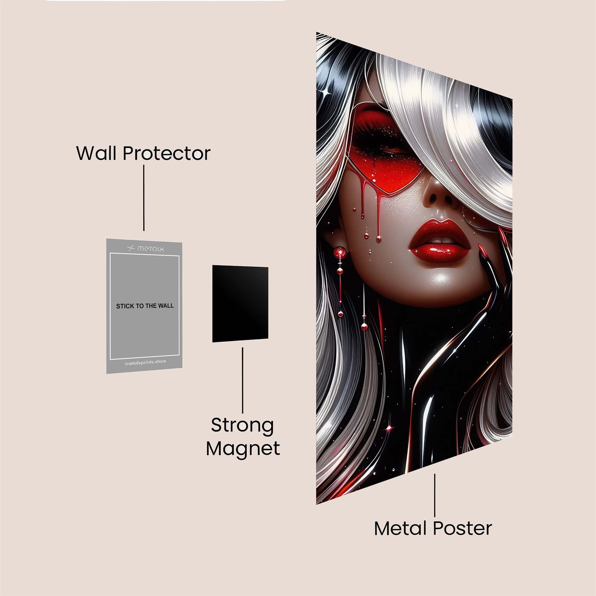 Mystic Elegance Safe Wall Magnetic / M