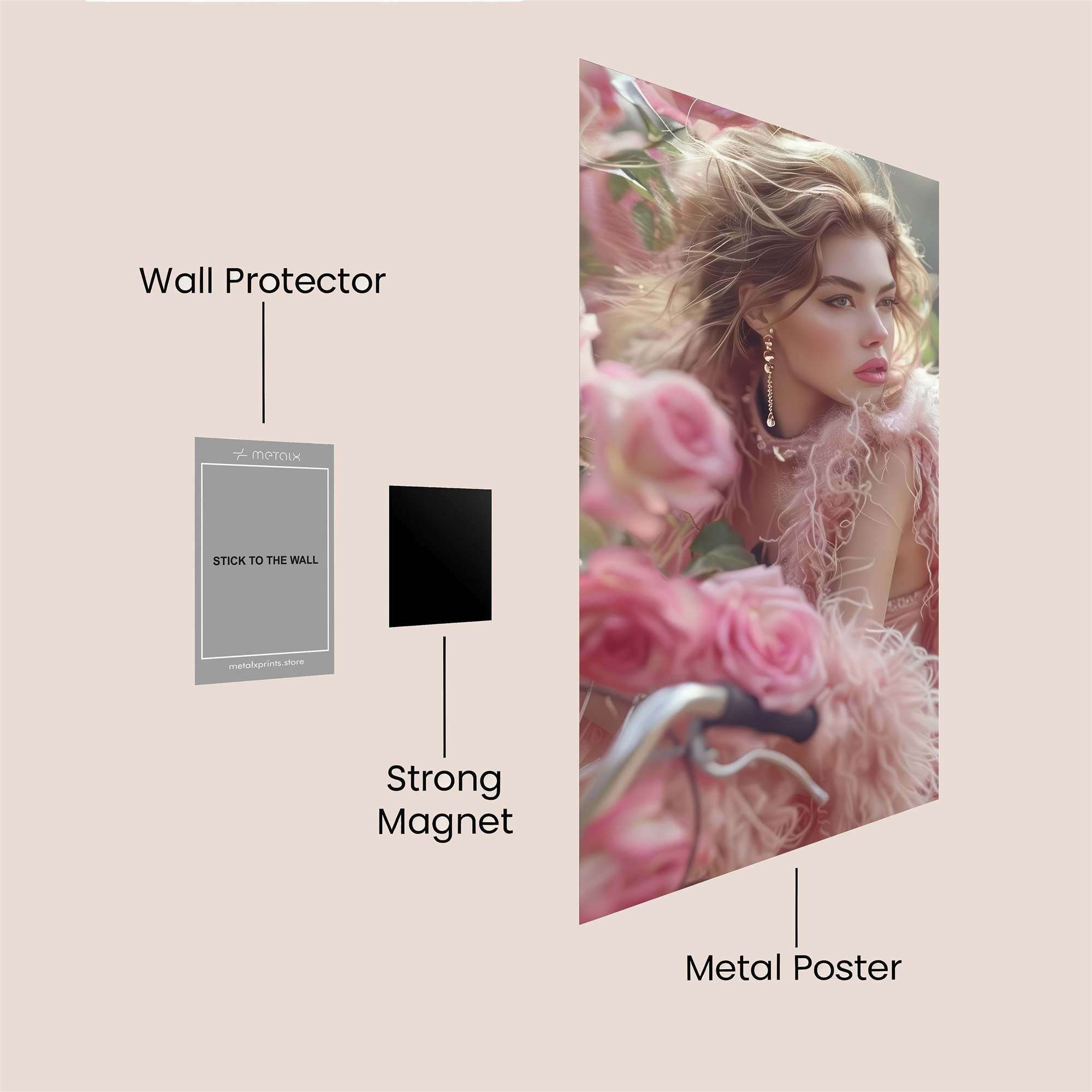 RoseWhisper Safe Wall Magnetic / M