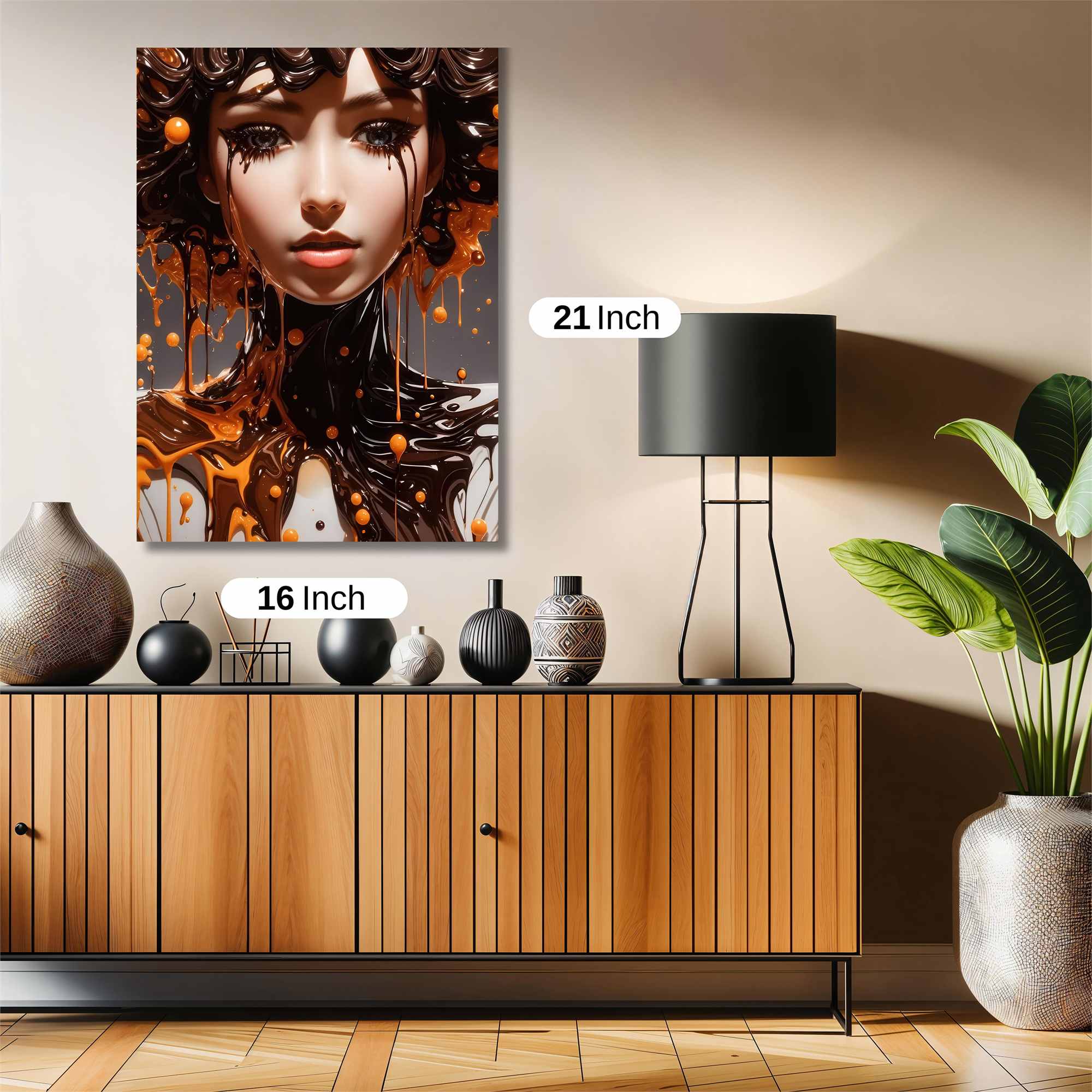 Chocolate Cascade Safe Wall Magnetic / M