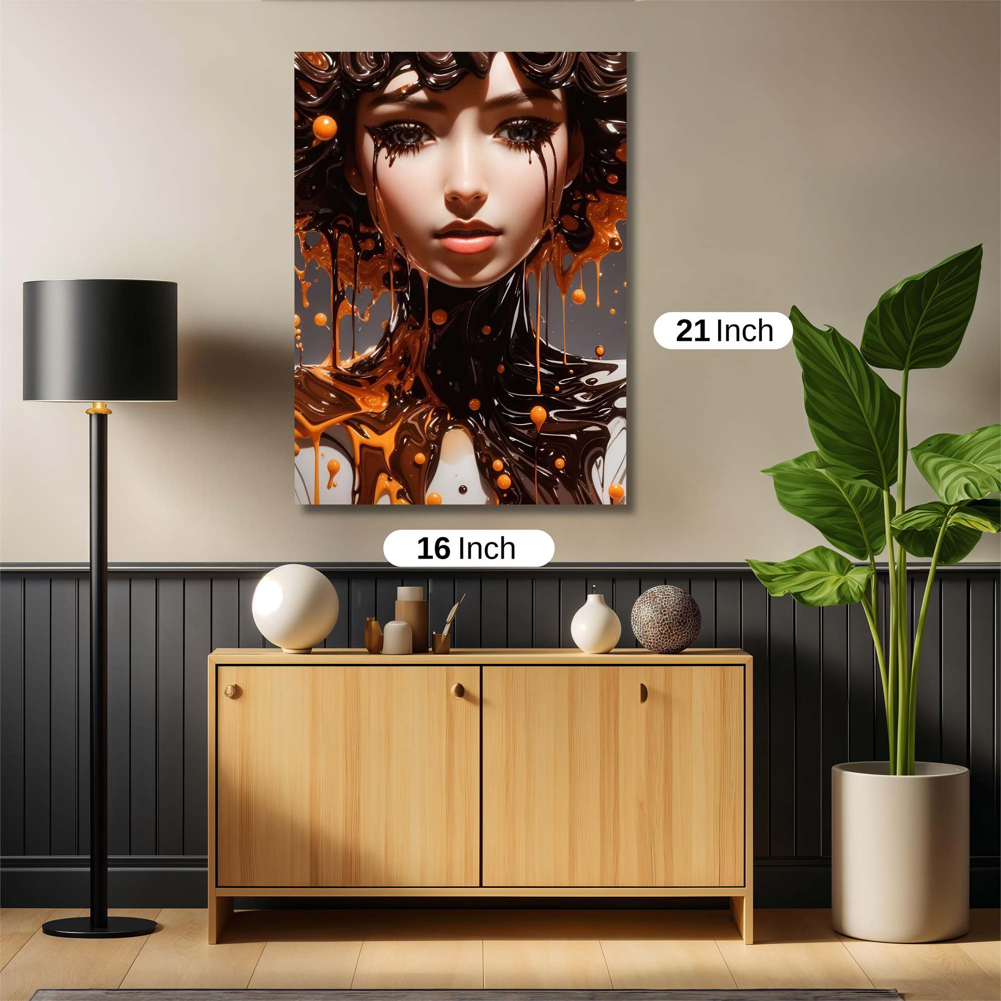 Chocolate Cascade Safe Wall Magnetic / M