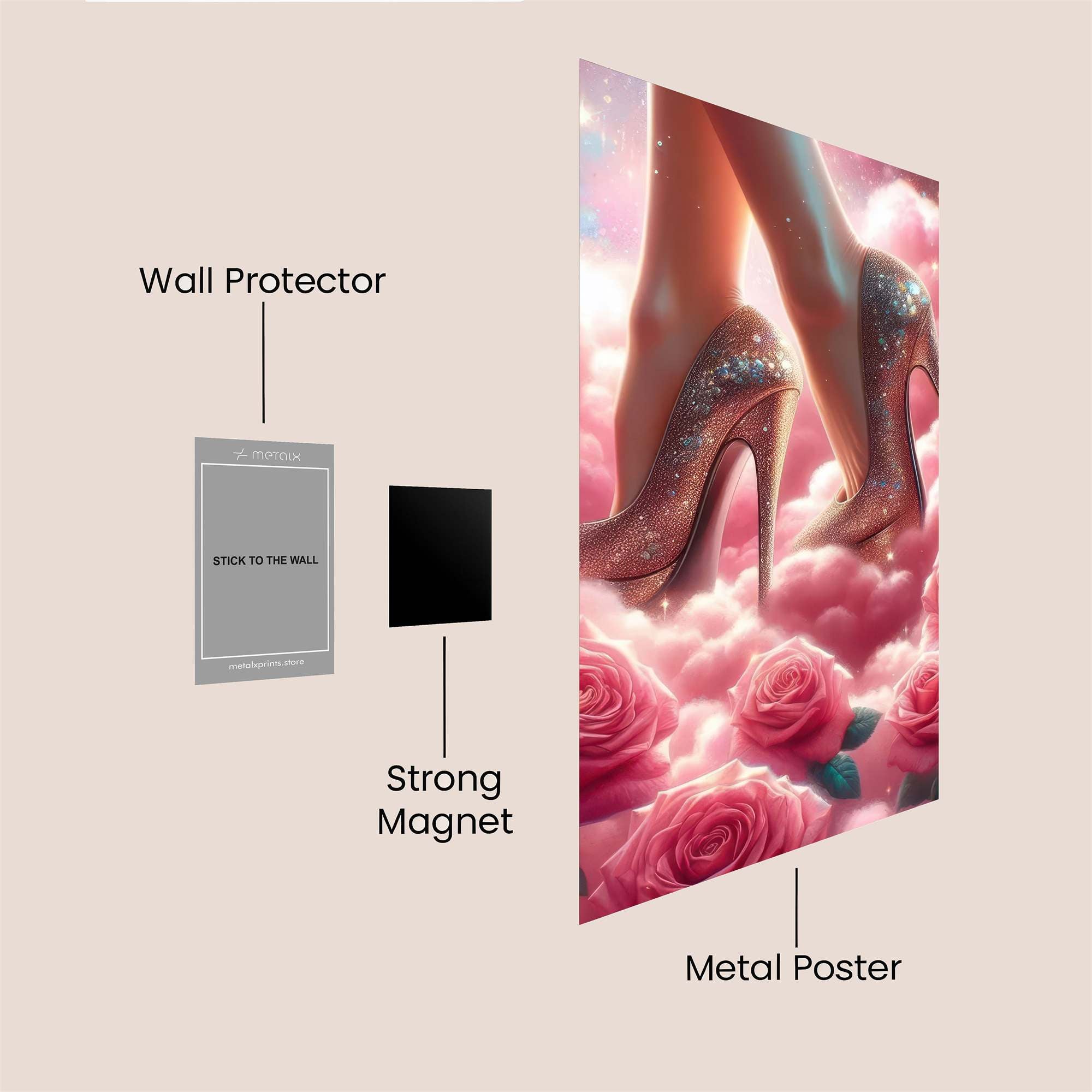 Rose Dream Safe Wall Magnetic / M
