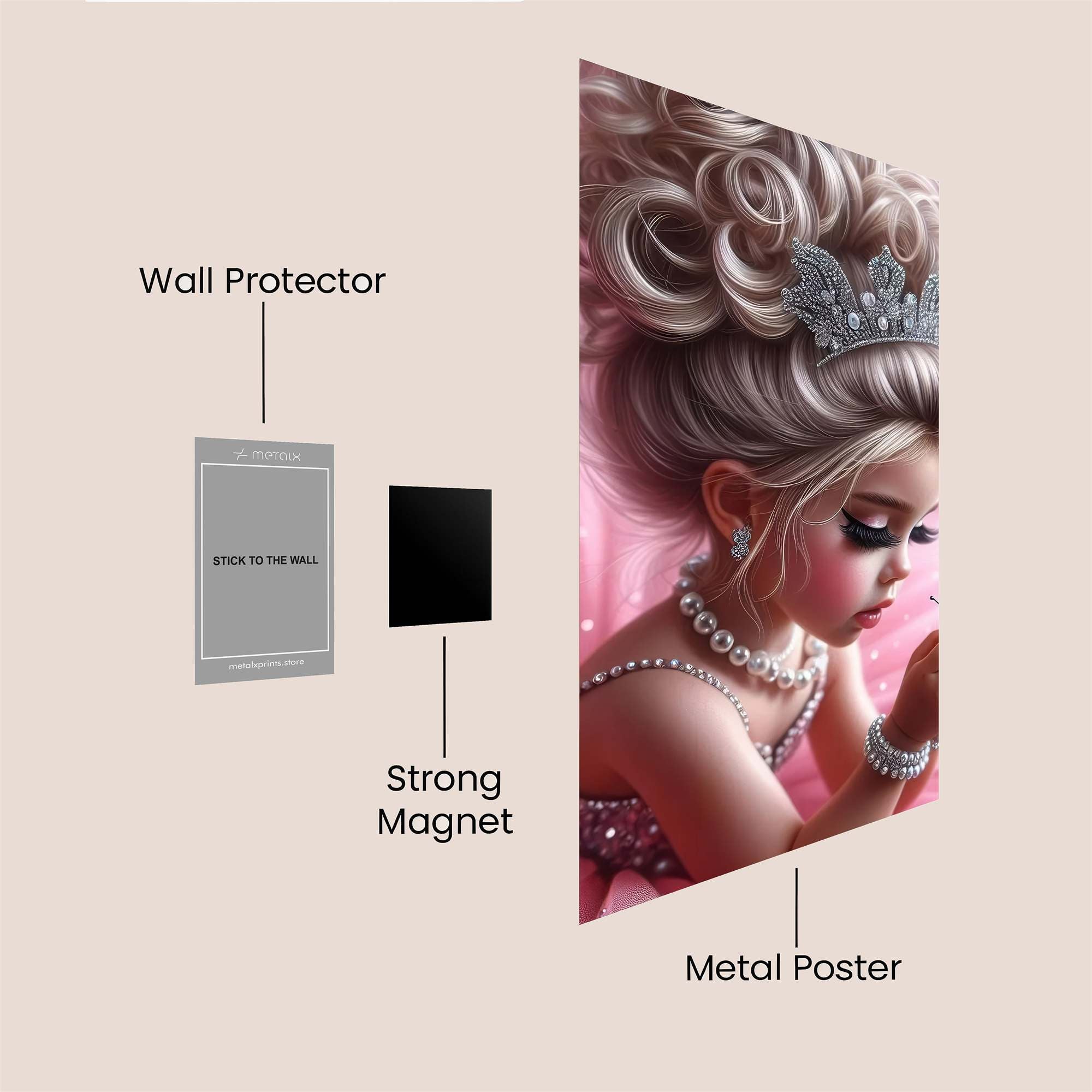 Princess Serene Safe Wall Magnetic / M