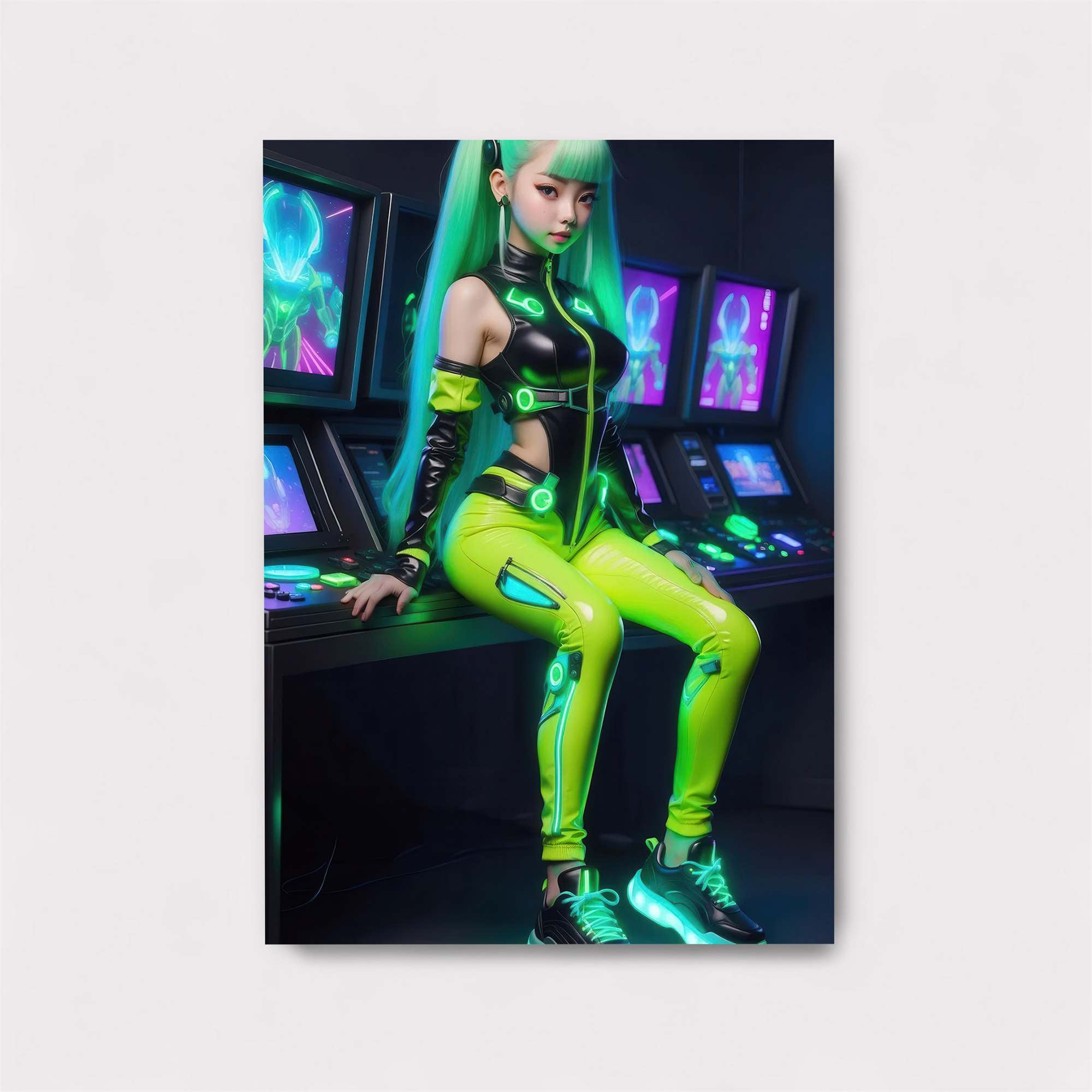 Neon Enigma Safe Wall Magnetic / M