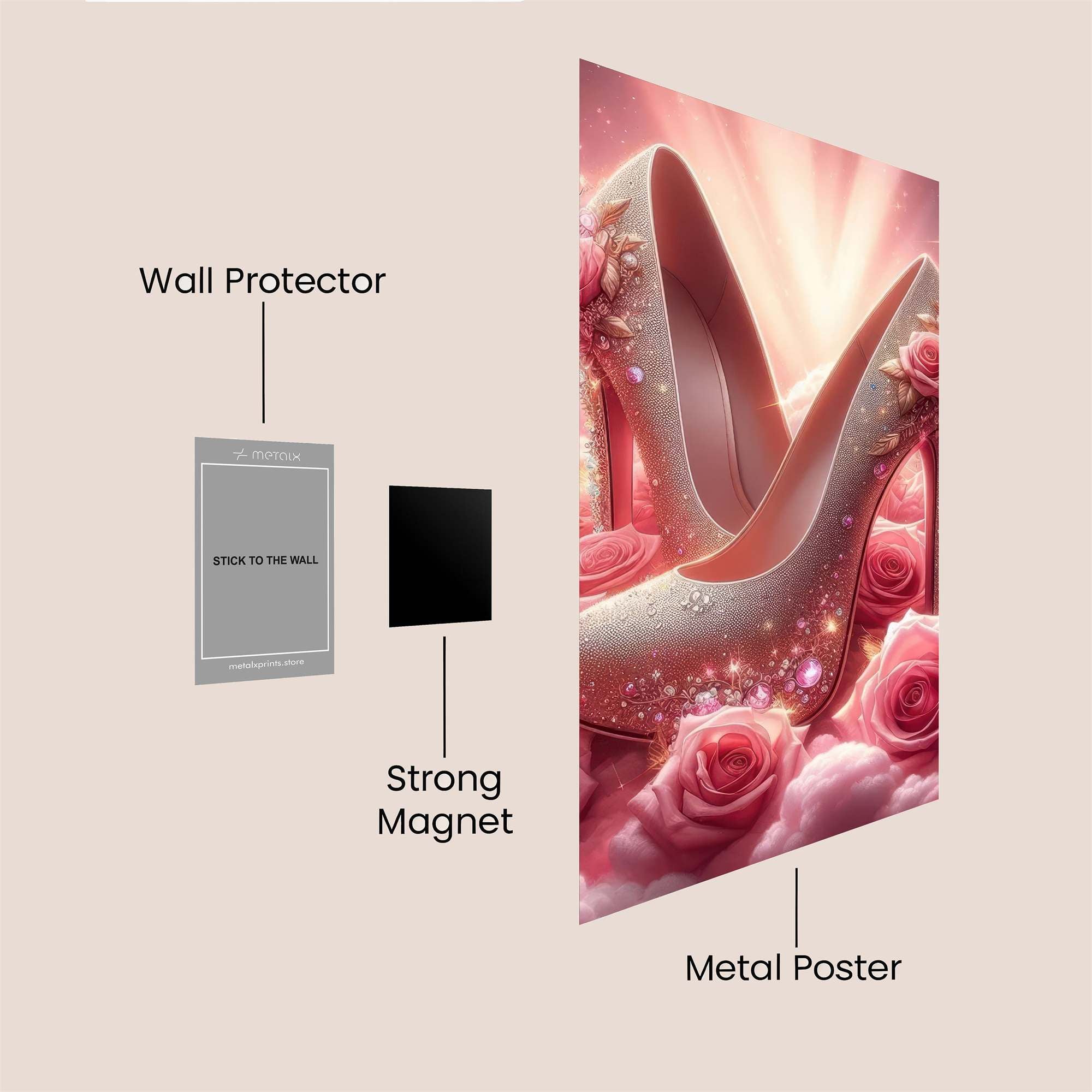 Cinderella's Dream Safe Wall Magnetic / M