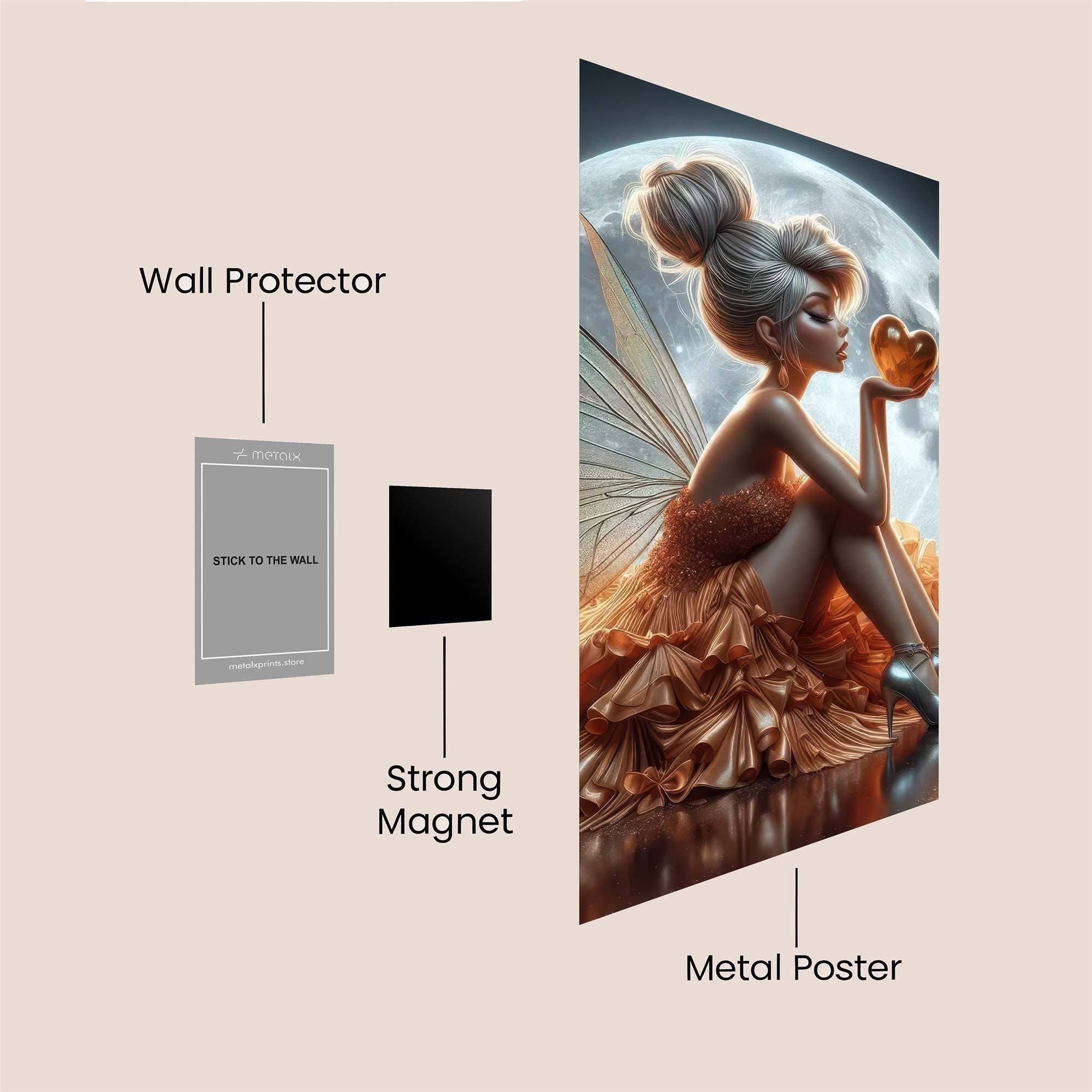 Fairy Enchantment Safe Wall Magnetic / M