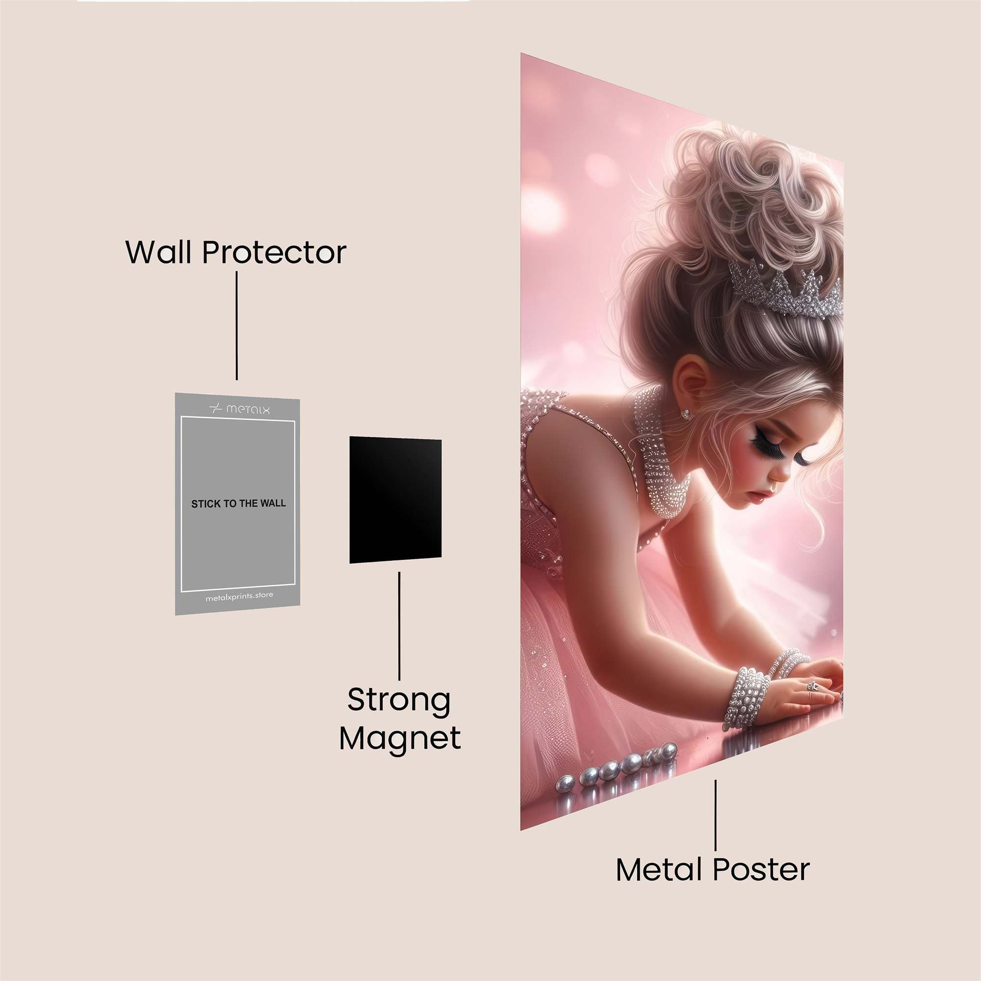 Princess Enchanting Safe Wall Magnetic / M