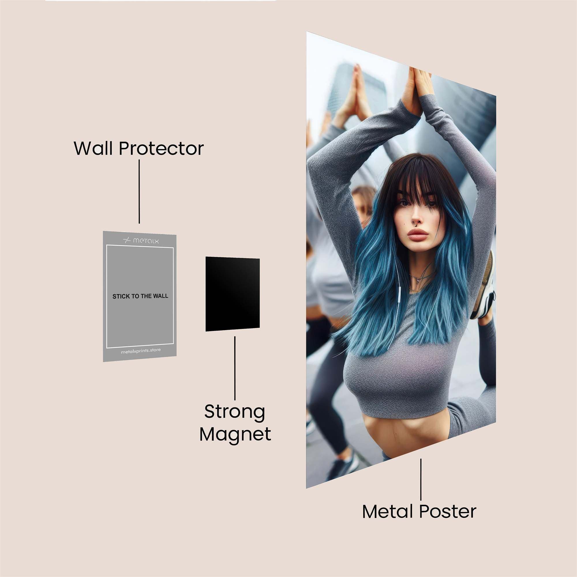 Yoga Serenity Safe Wall Magnetic / M