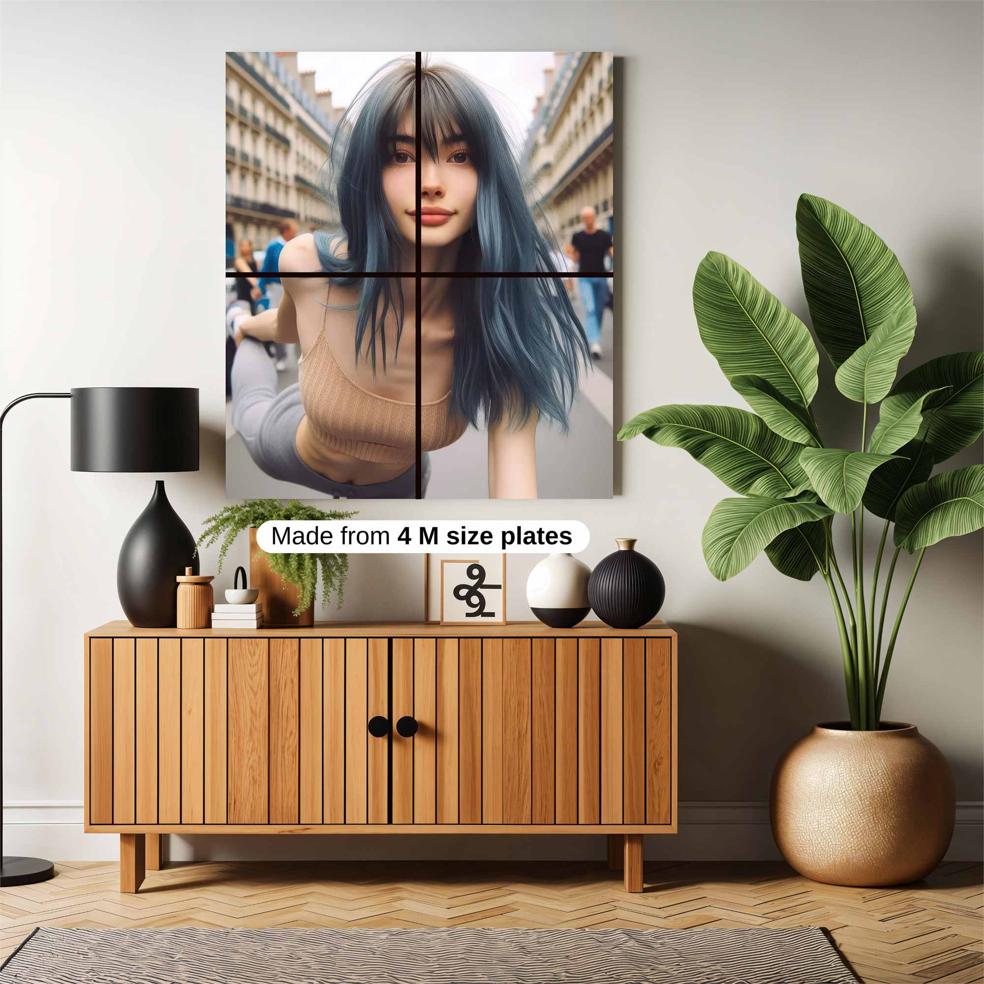 Parisian Whimsy Safe Wall Magnetic / M