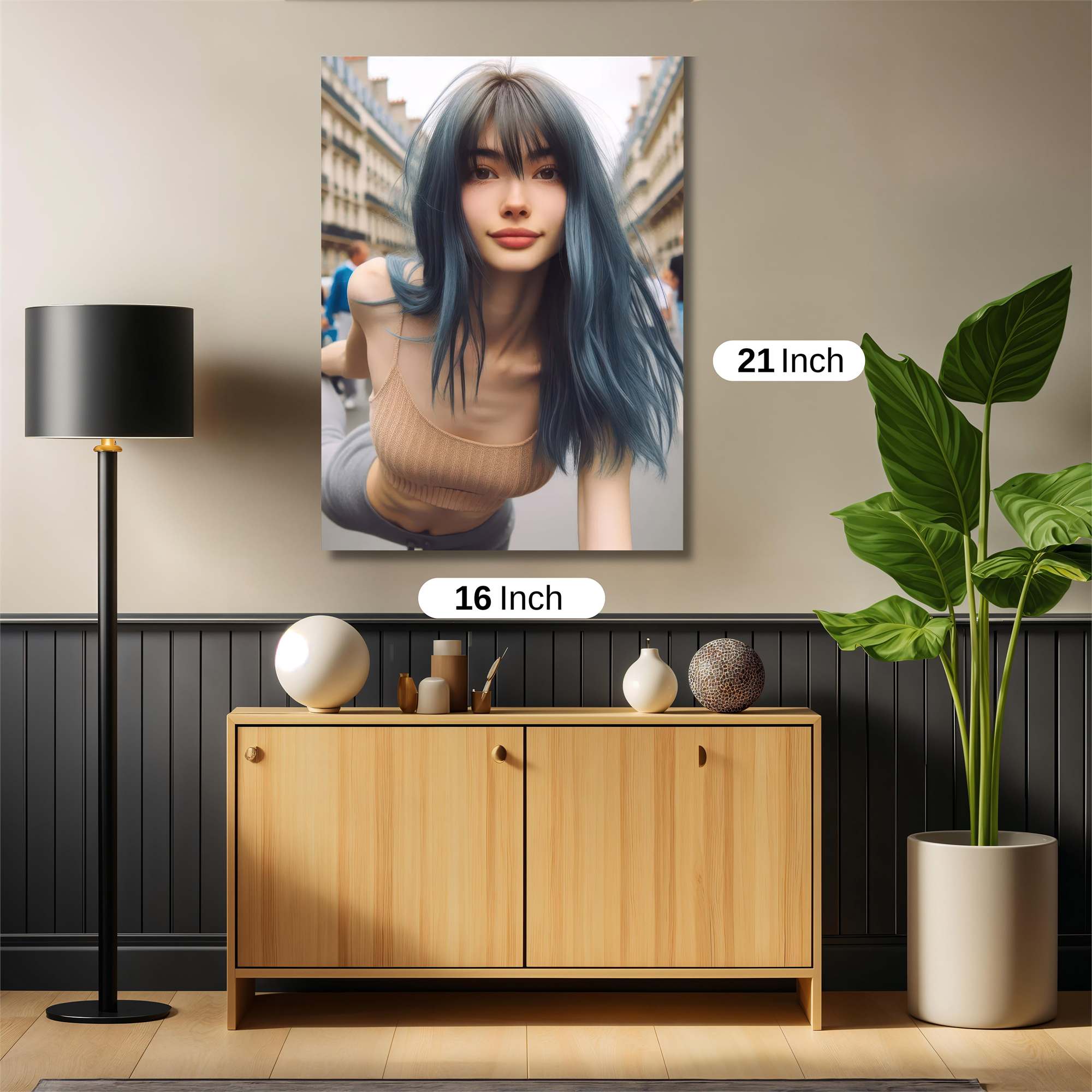 Parisian Whimsy Safe Wall Magnetic / M