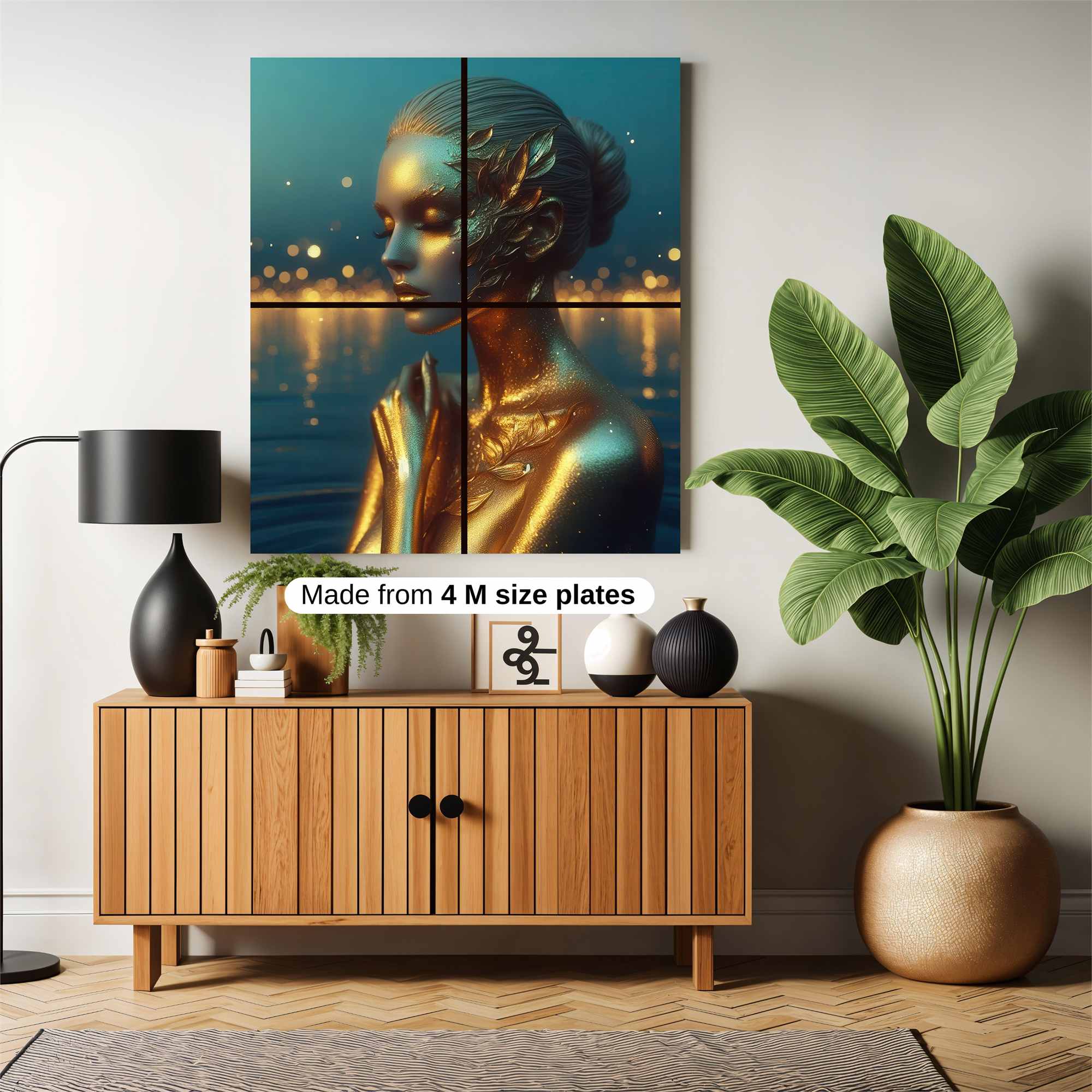 Golden Serenity Safe Wall Magnetic / M