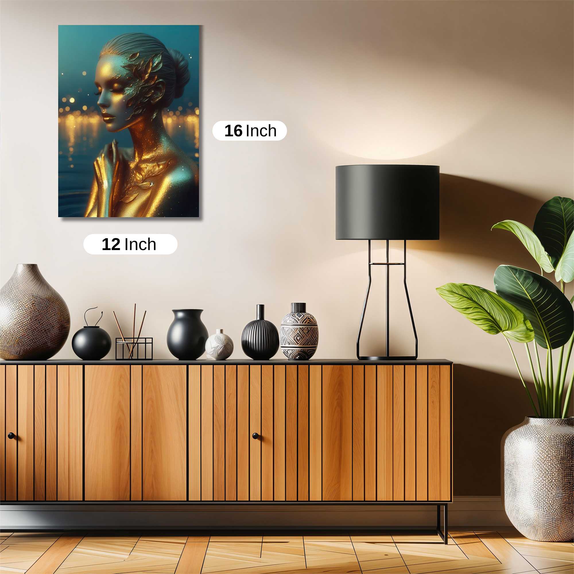 Golden Serenity Safe Wall Magnetic / M