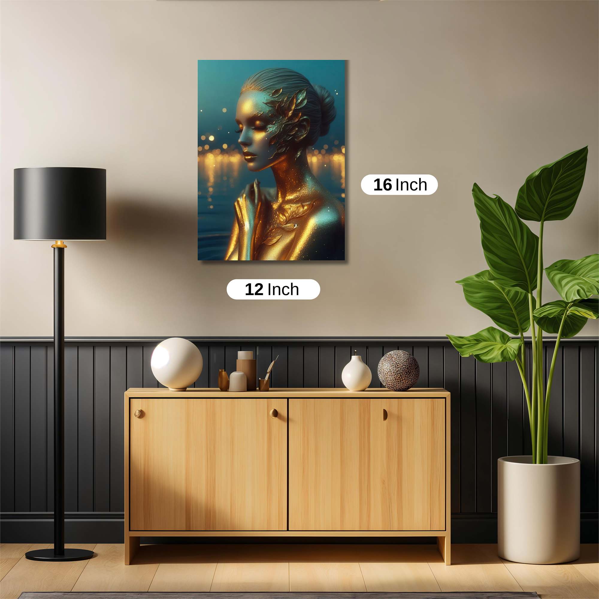 Golden Serenity Safe Wall Magnetic / M