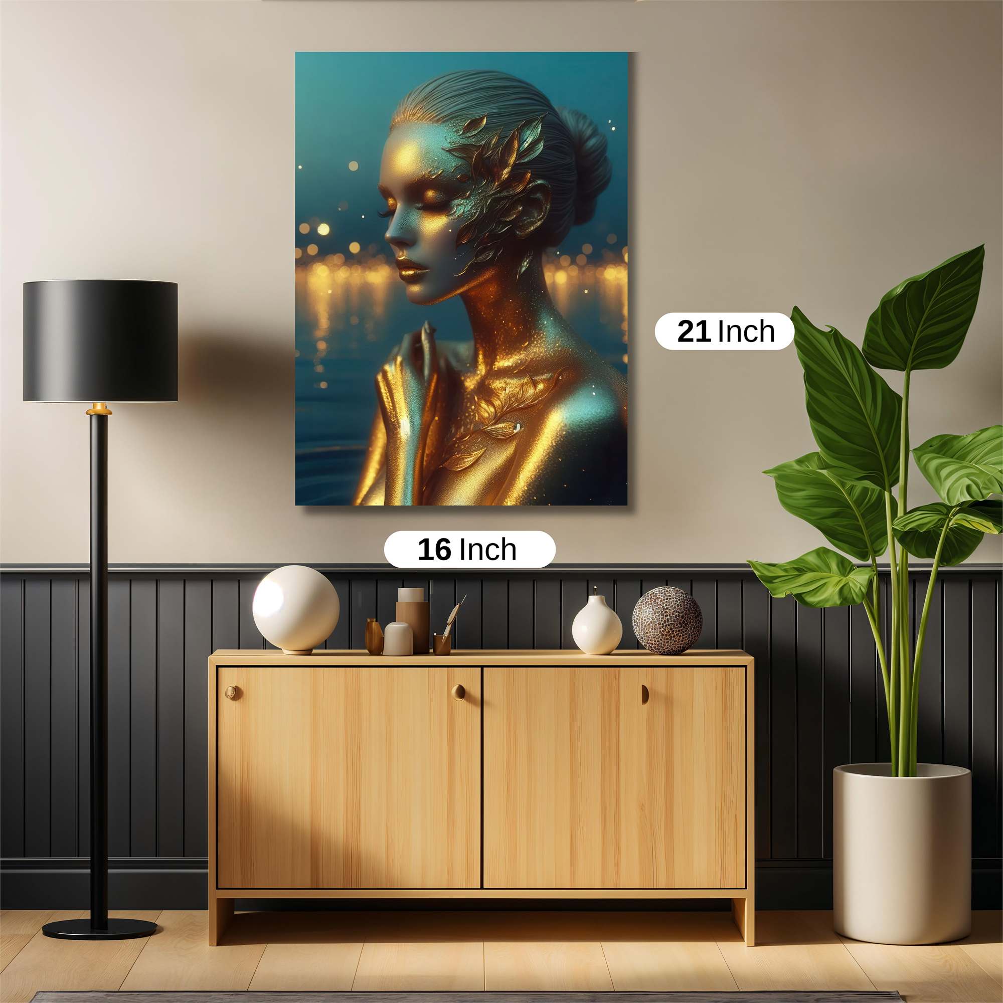 Golden Serenity Safe Wall Magnetic / M