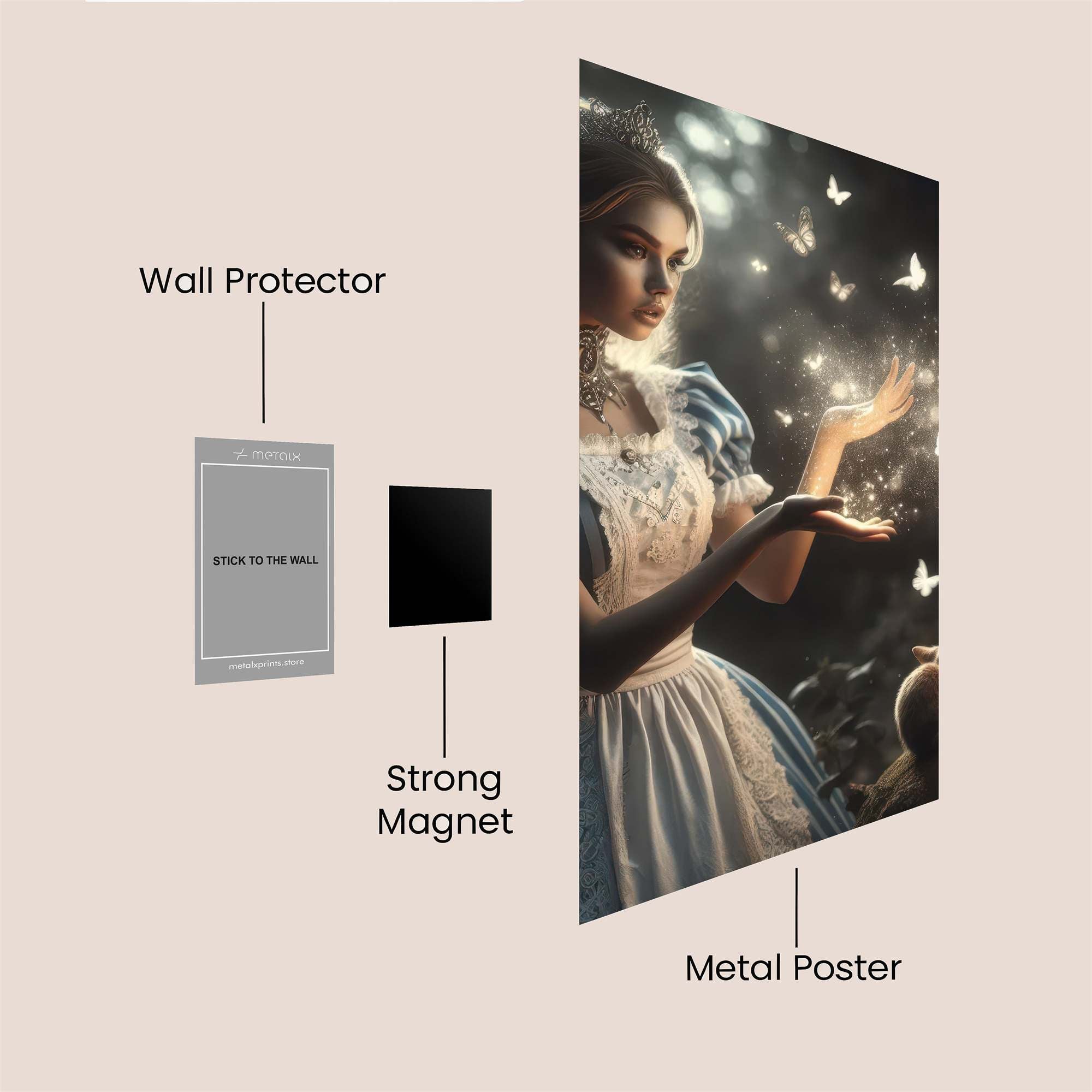 Alice Enchanted Safe Wall Magnetic / M