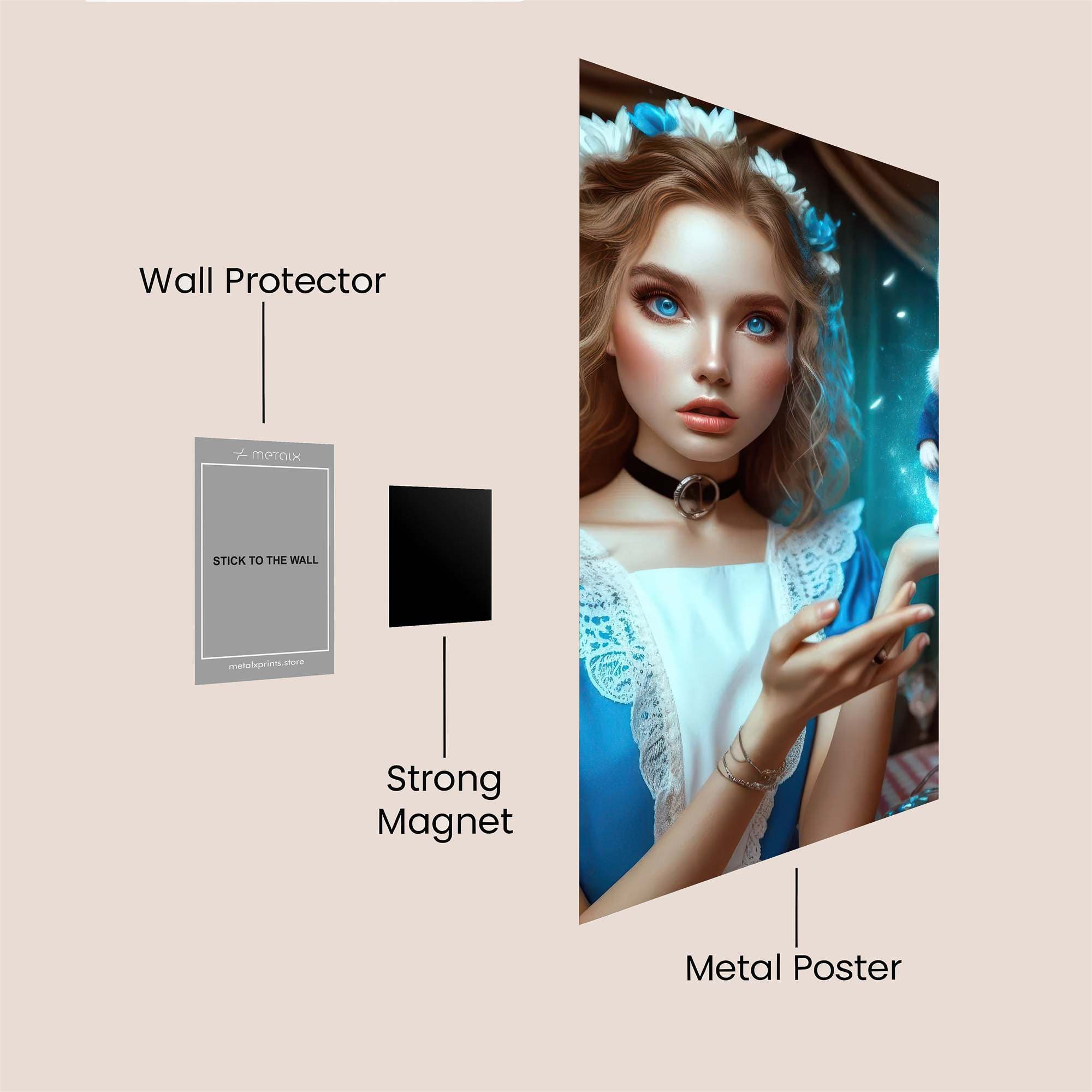 Alice Enchanting Safe Wall Magnetic / M