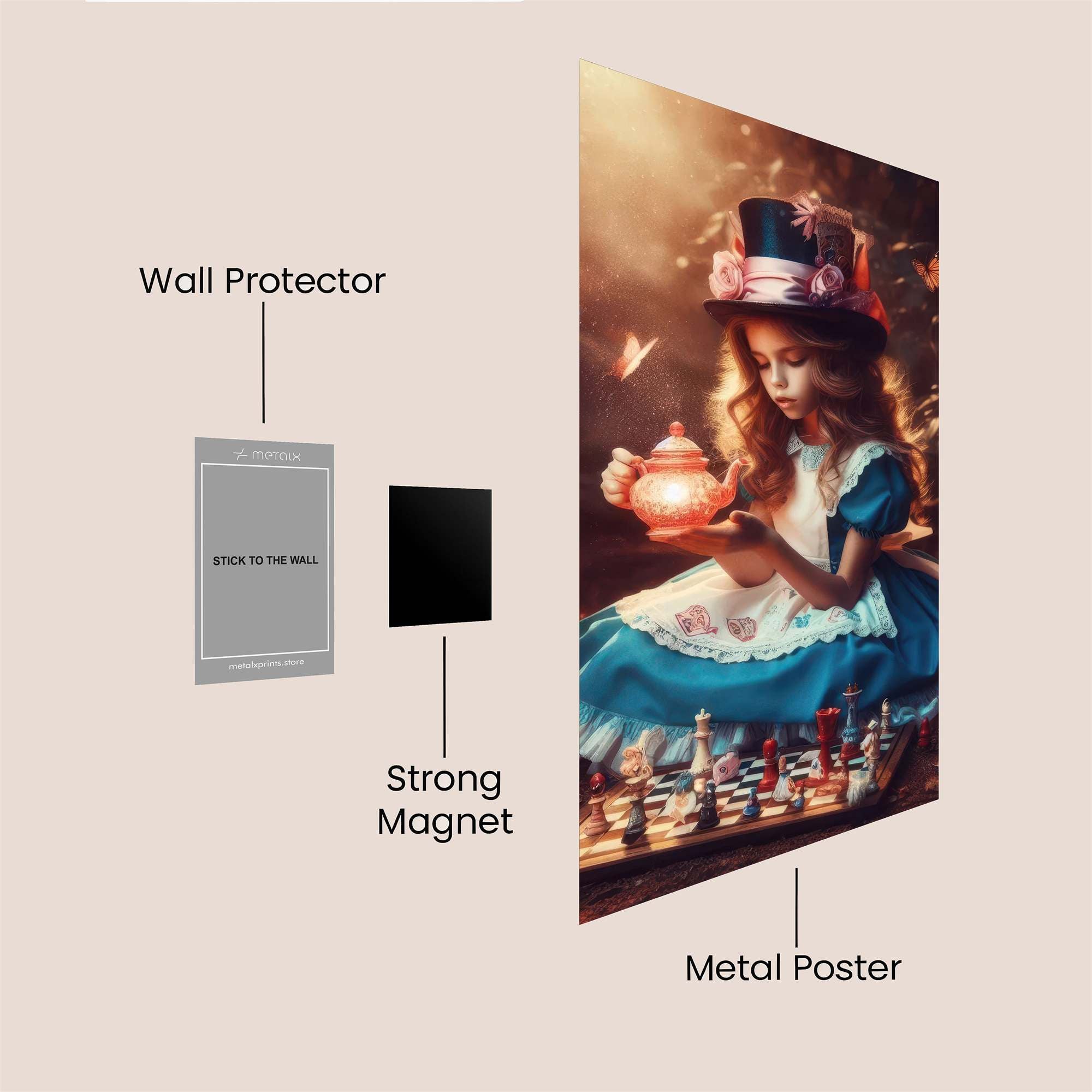 Alice Enchanting Safe Wall Magnetic / M