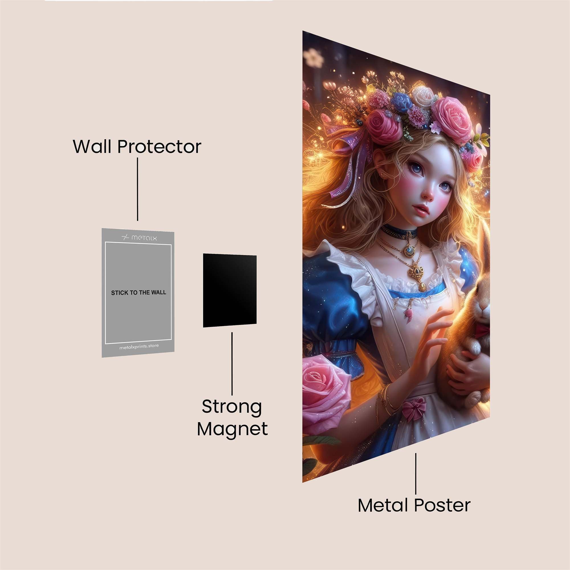 Alice Enchanting Safe Wall Magnetic / M