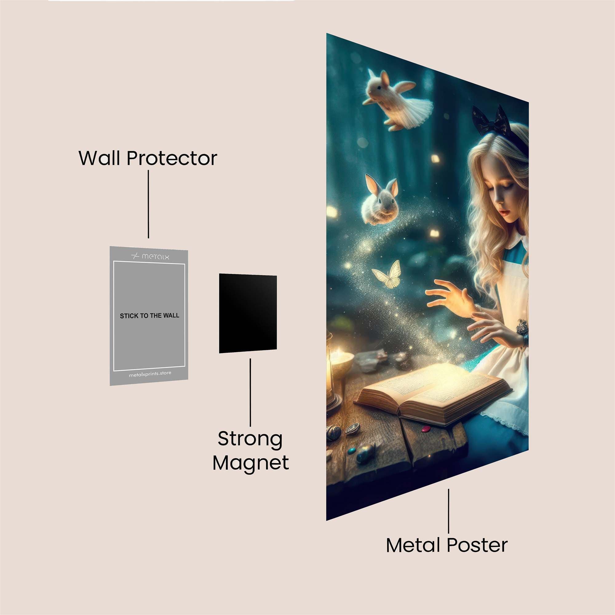 Alice Enchanting Safe Wall Magnetic / M