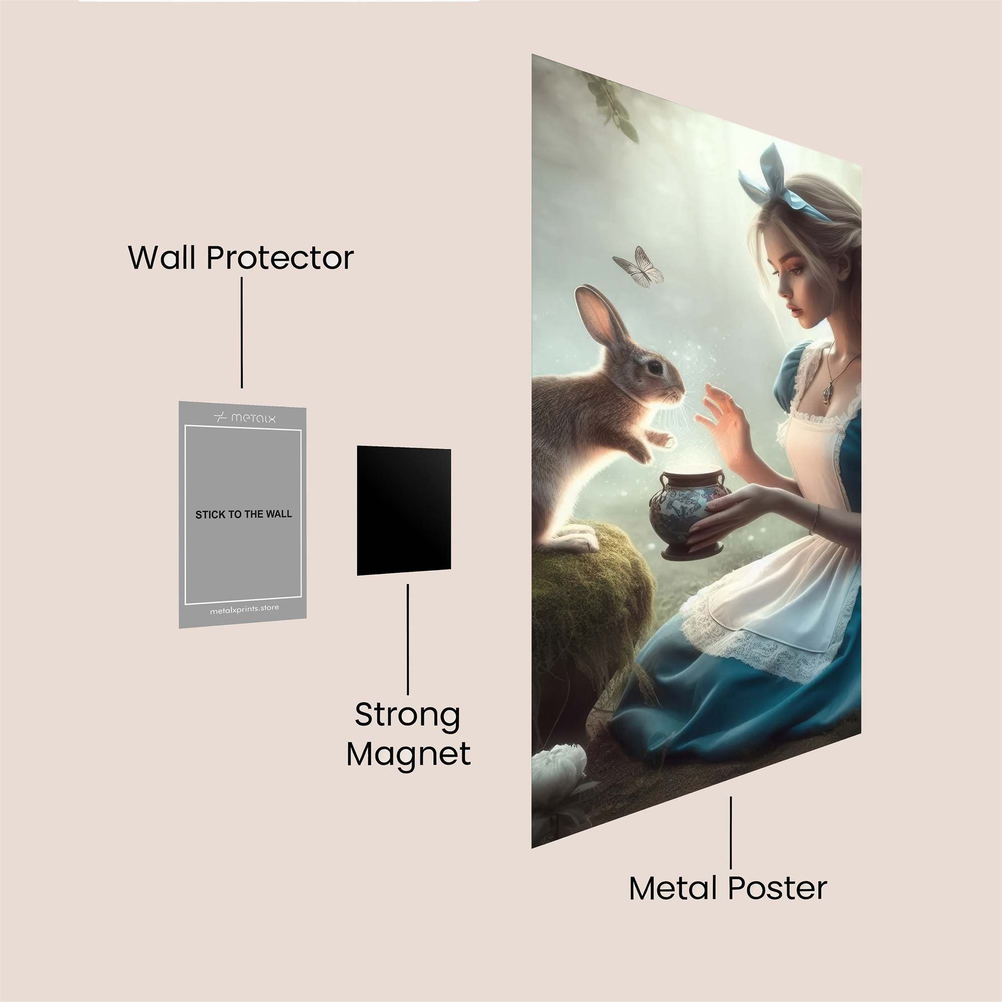 Alice Enchanting Safe Wall Magnetic / M