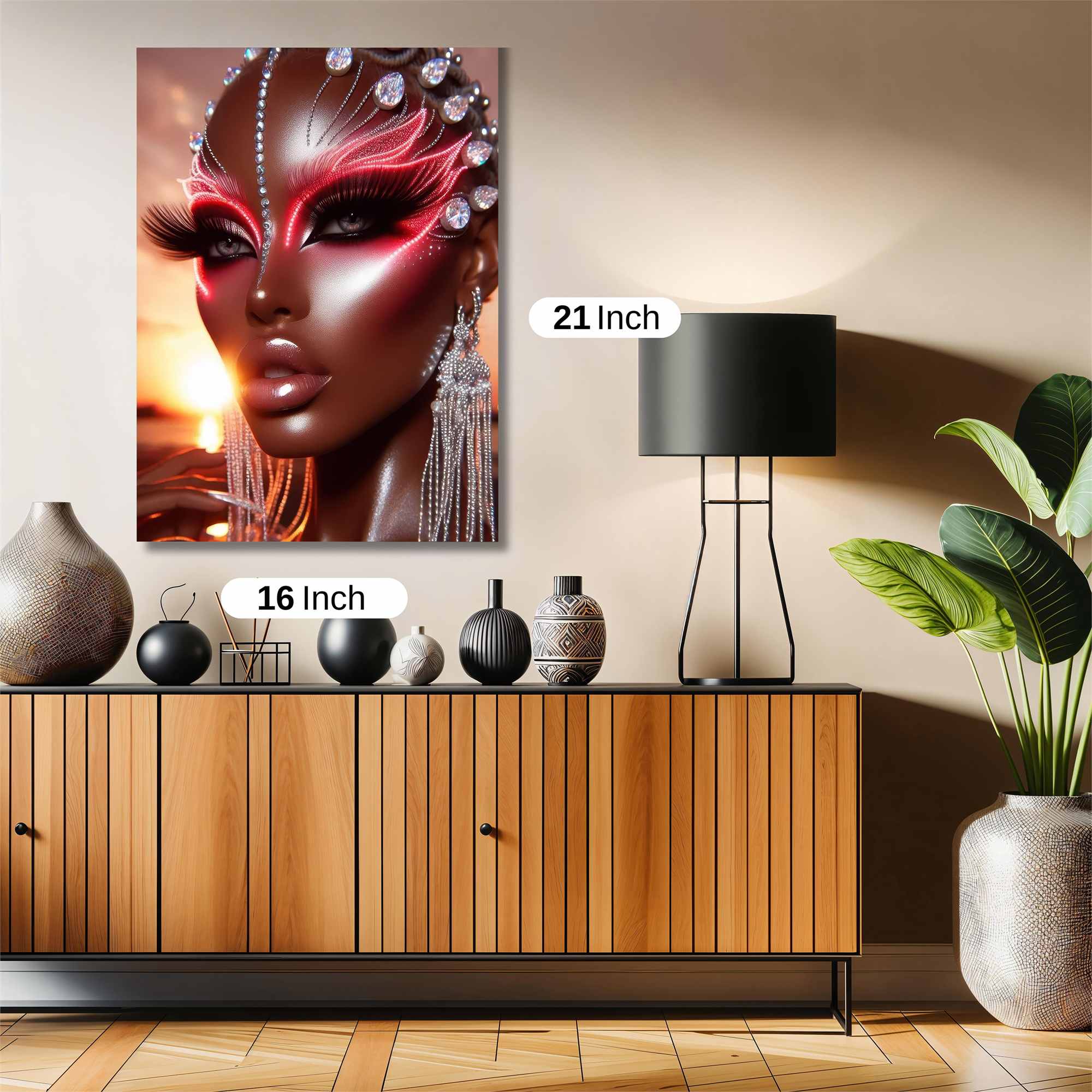 Sunset Diva Safe Wall Magnetic / M