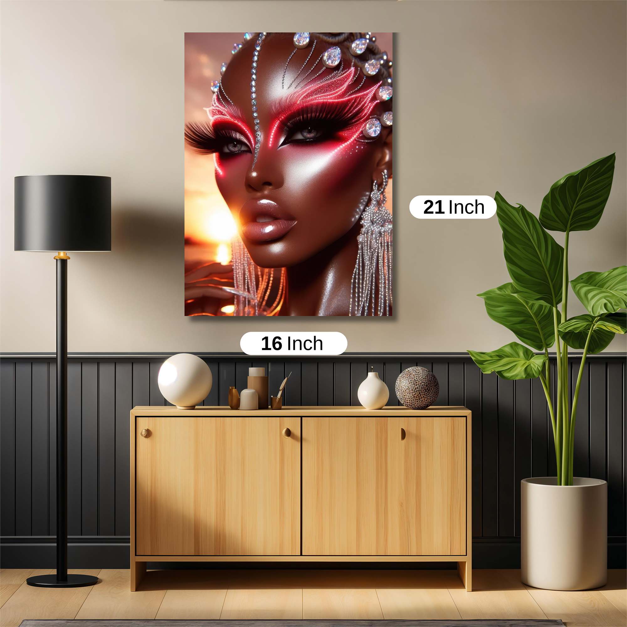 Sunset Diva Safe Wall Magnetic / M