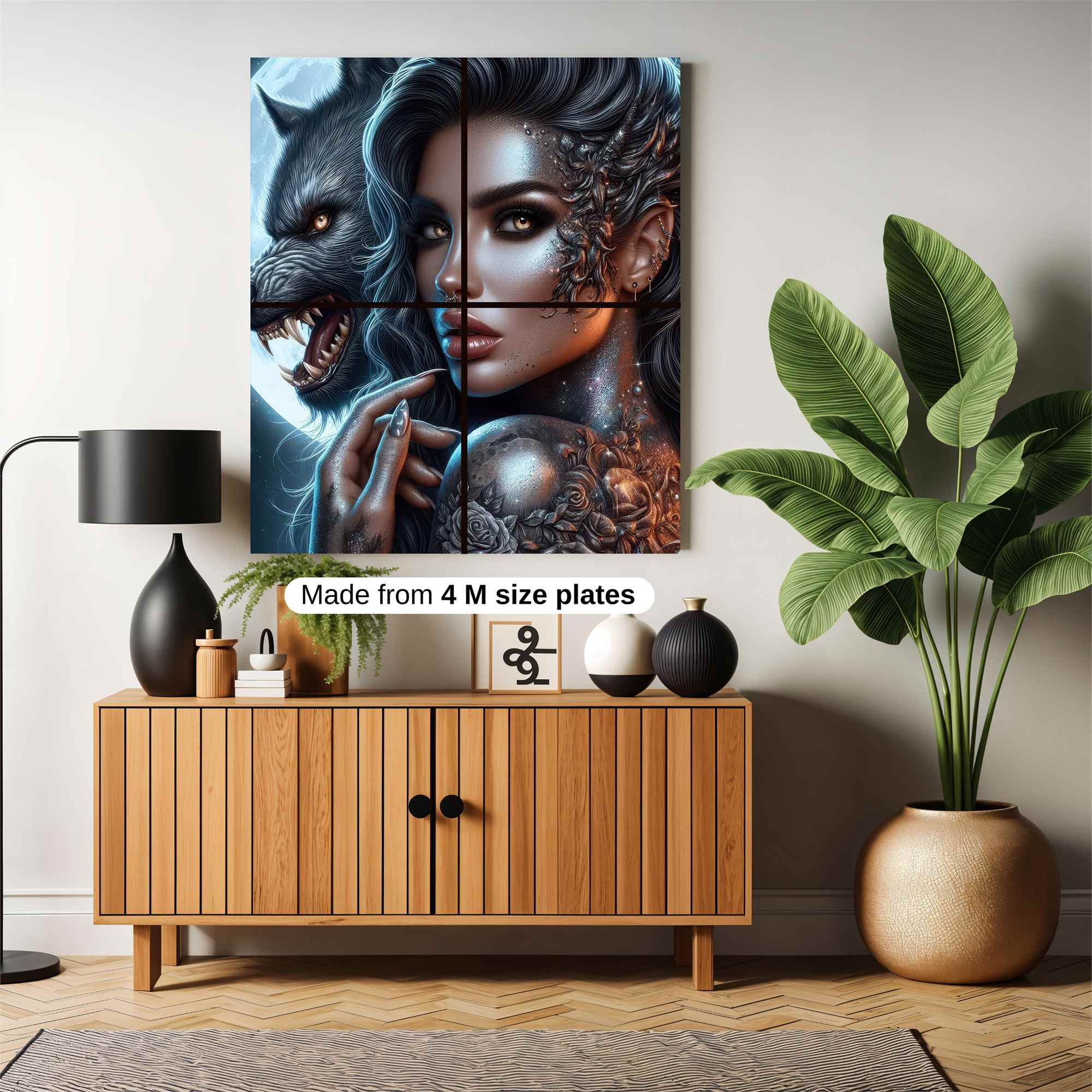 Wolf Enigma Safe Wall Magnetic / M