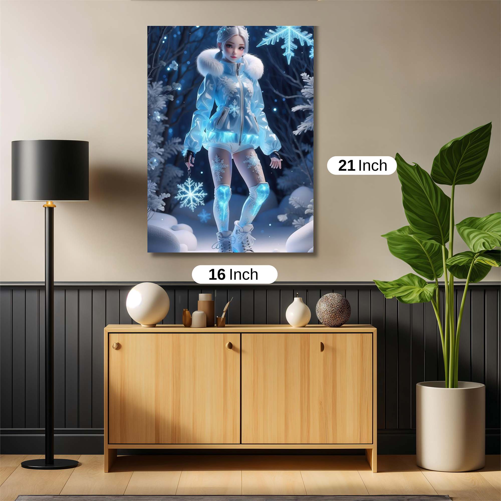 Frost Enchantress Safe Wall Magnetic / M