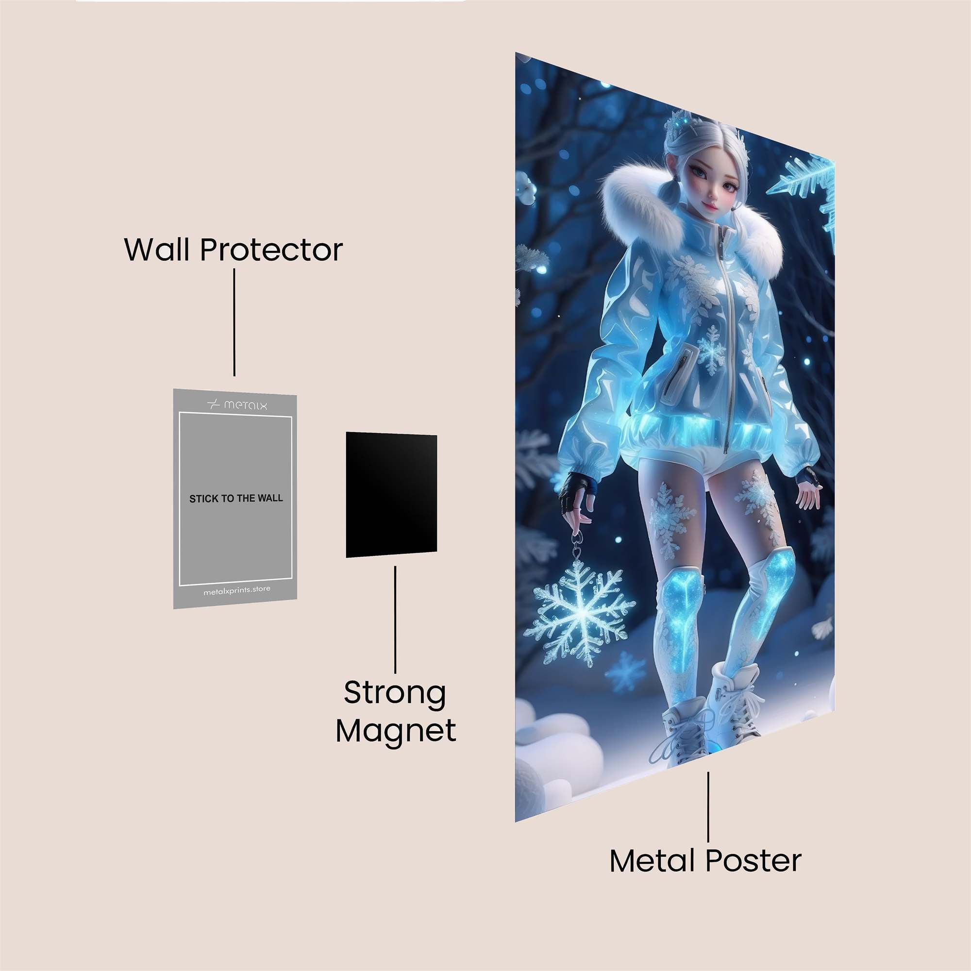 Frost Enchantress Safe Wall Magnetic / M