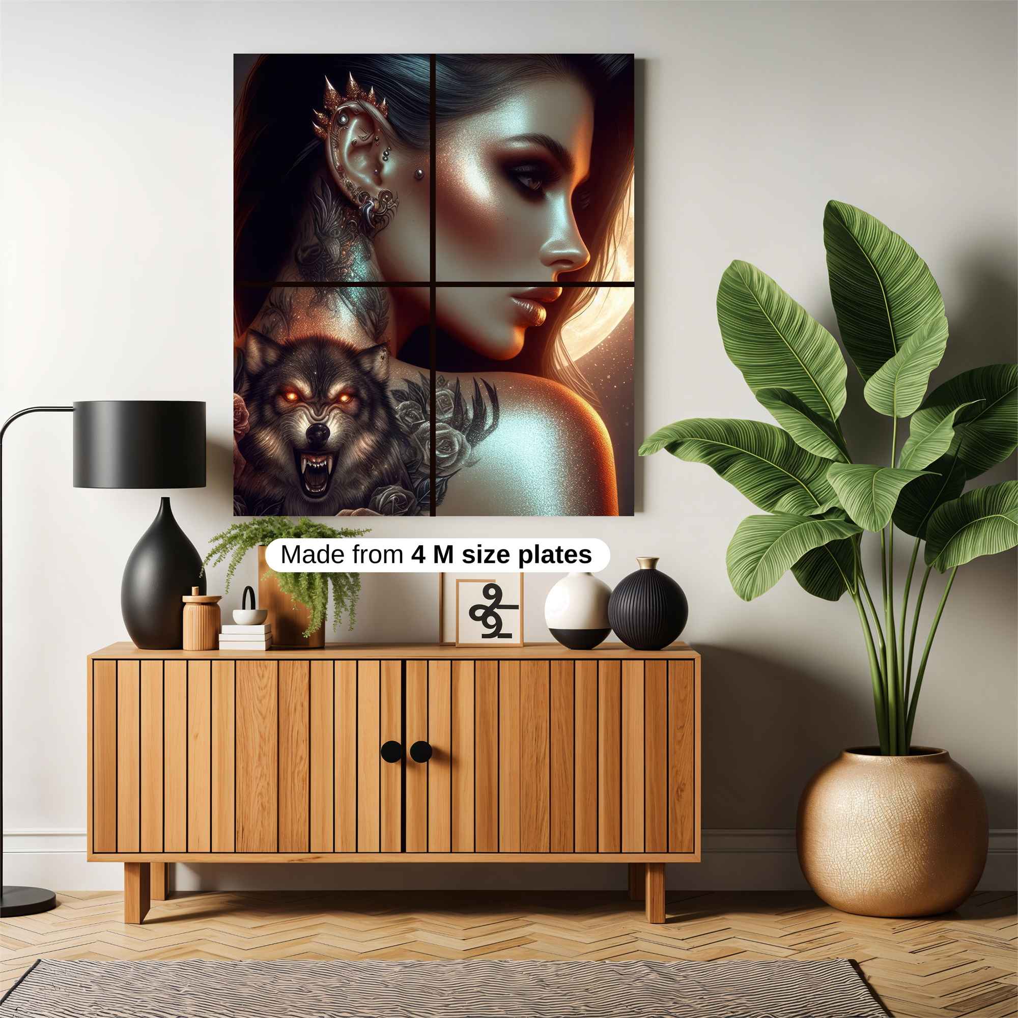 Wolf Enigma Safe Wall Magnetic / M