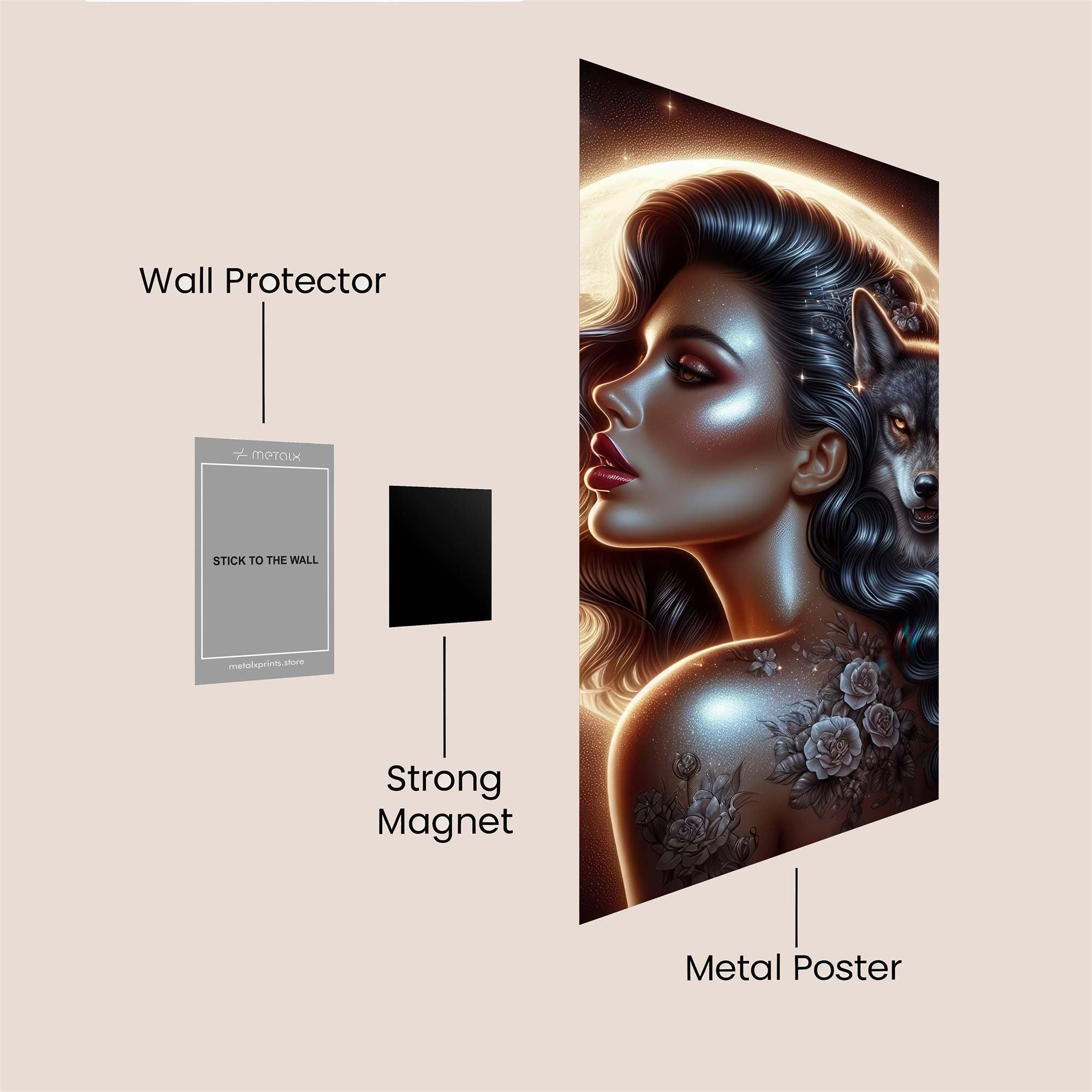 Luna Mystique Safe Wall Magnetic / M