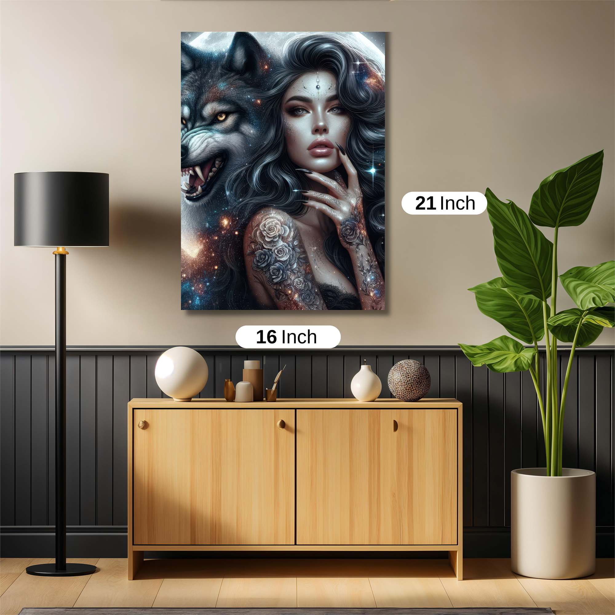 Wolf Enigma Safe Wall Magnetic / M