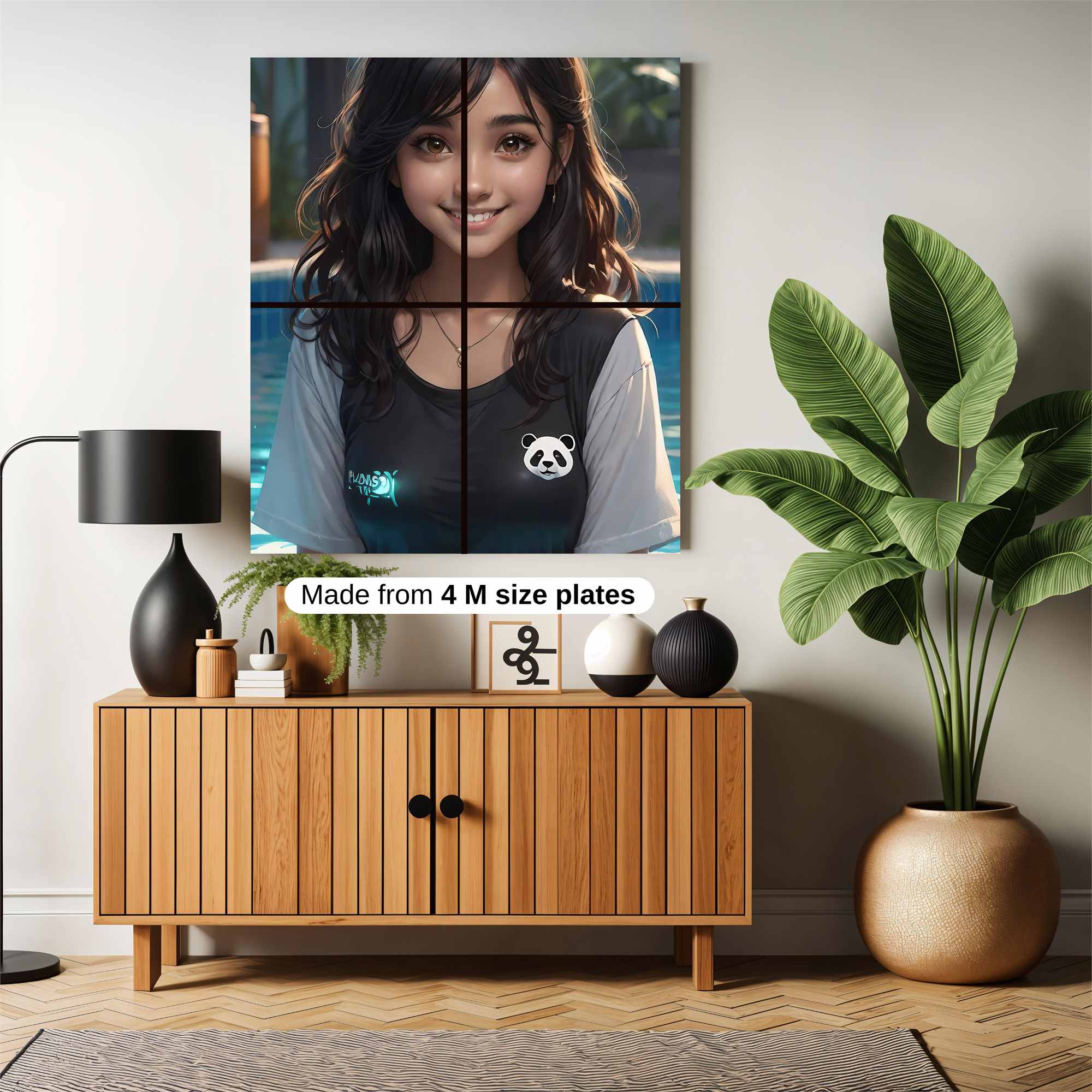 Panda Serenity Safe Wall Magnetic / M