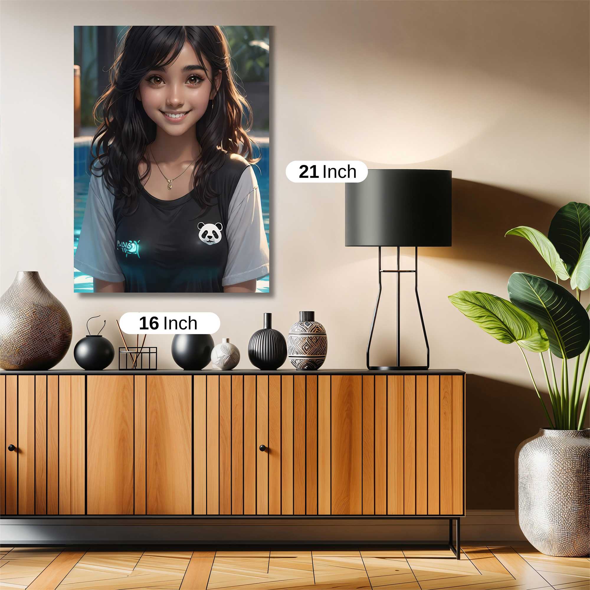 Panda Serenity Safe Wall Magnetic / M