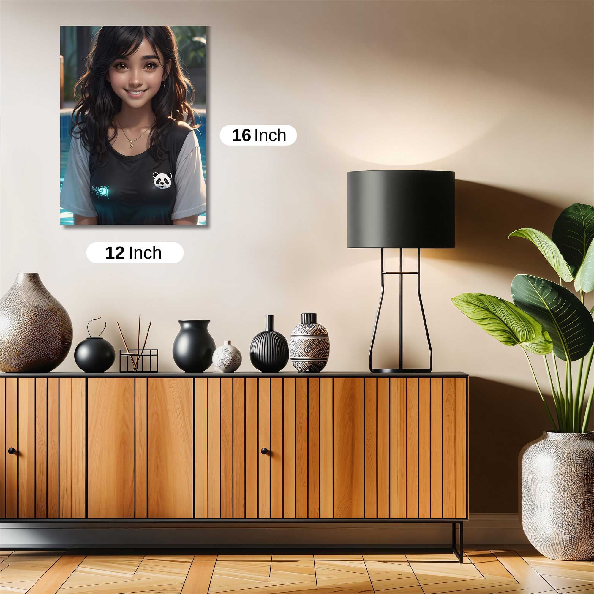 Panda Serenity Safe Wall Magnetic / M