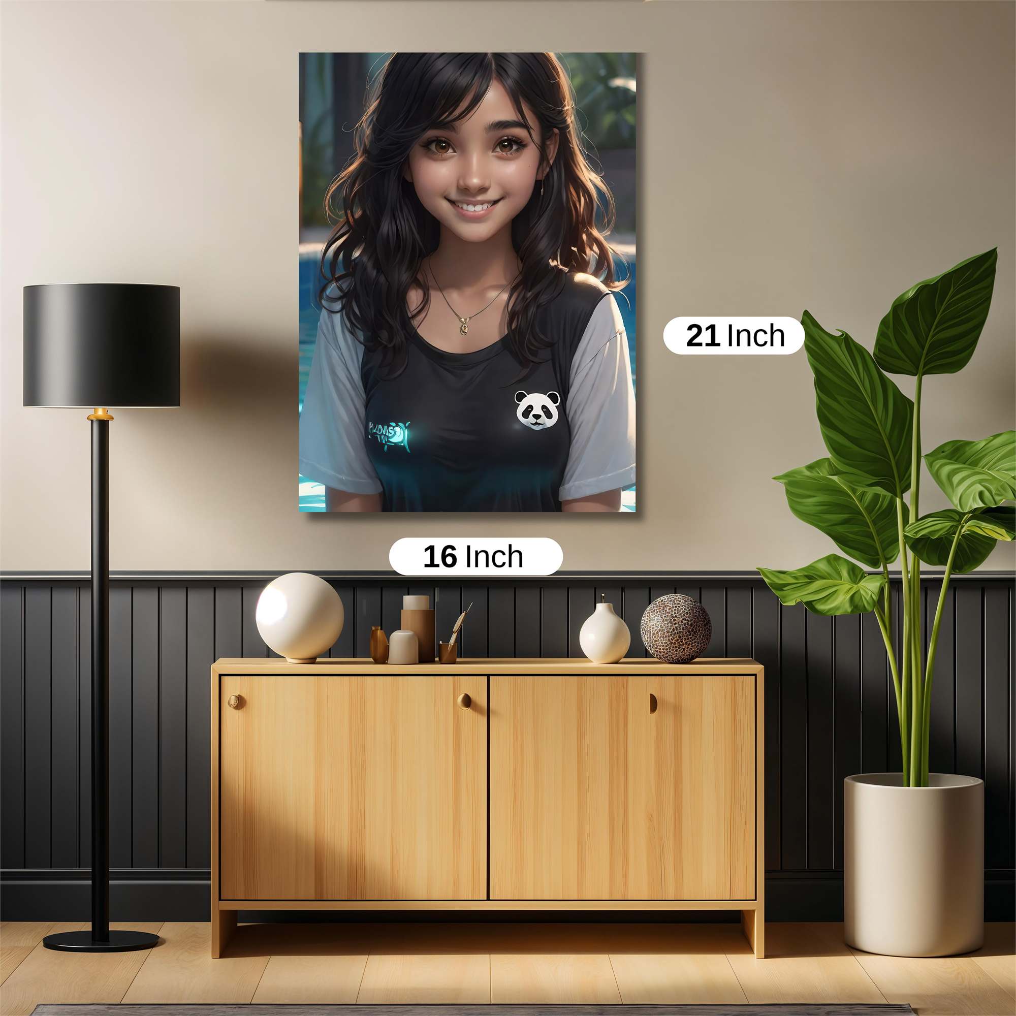 Panda Serenity Safe Wall Magnetic / M