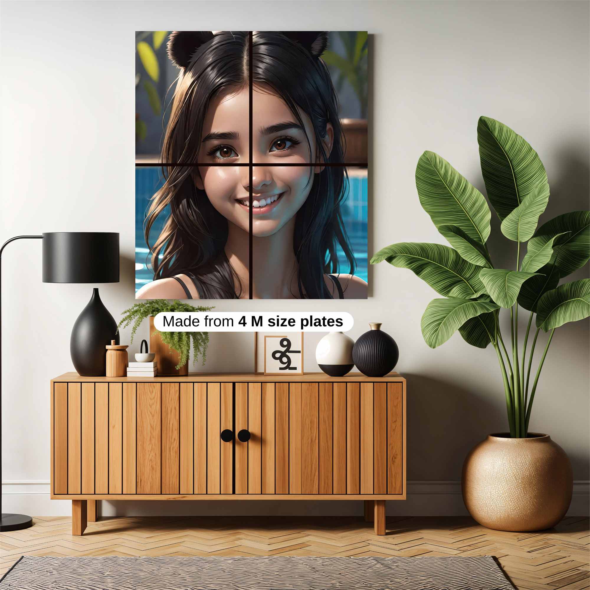 Panda Bliss Safe Wall Magnetic / M