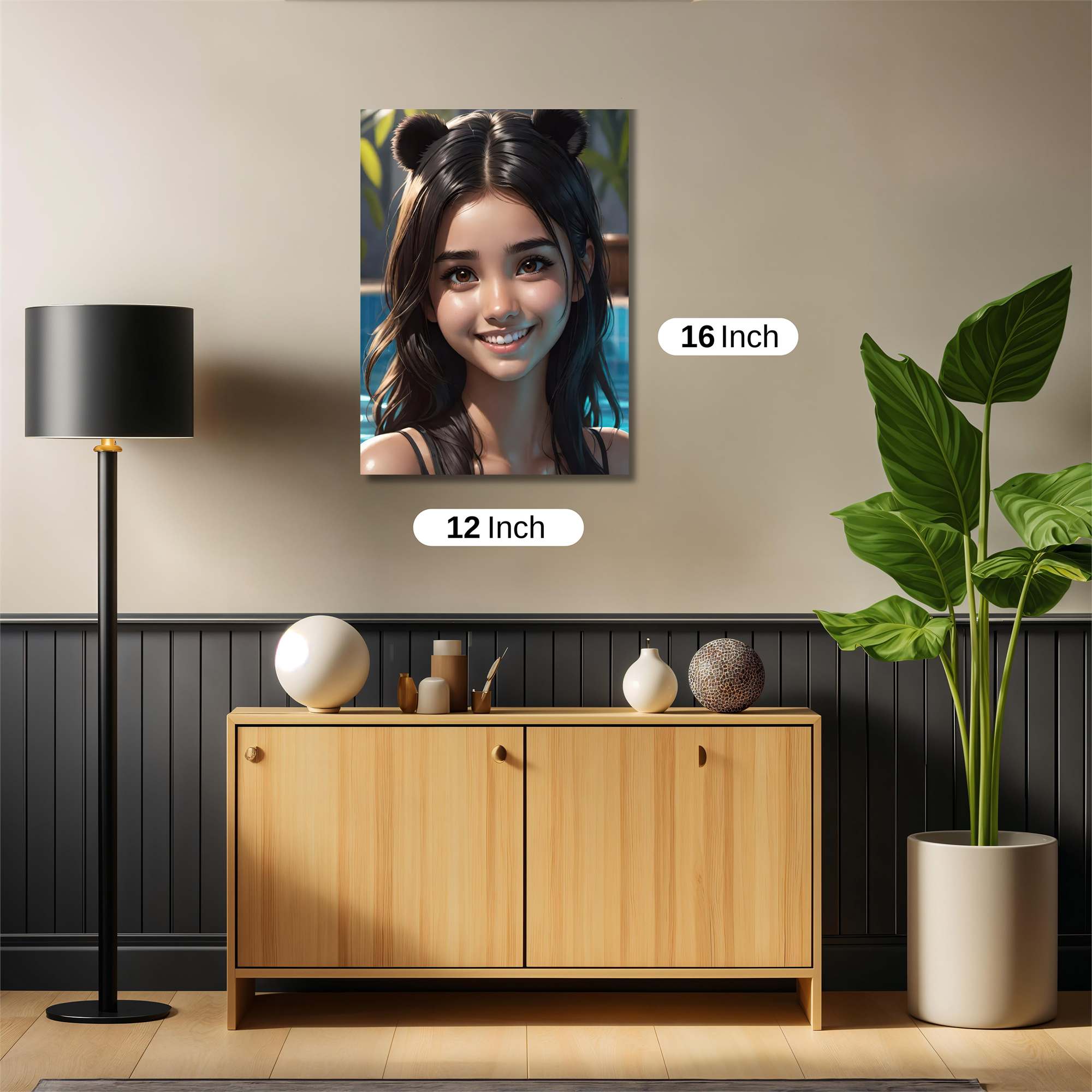 Panda Bliss Safe Wall Magnetic / M