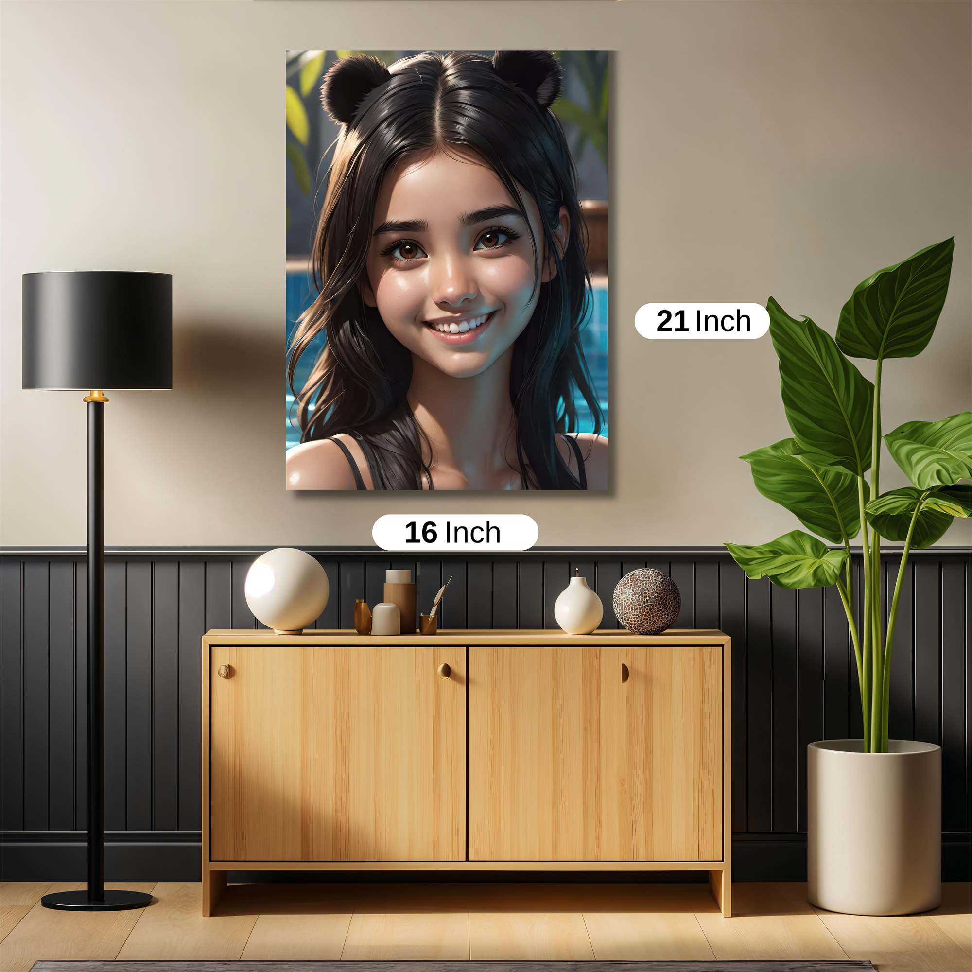 Panda Bliss Safe Wall Magnetic / M