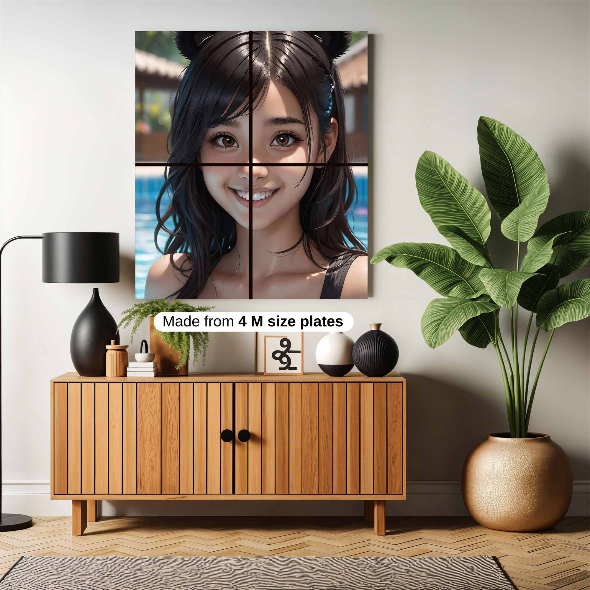 Panda Bliss Safe Wall Magnetic / M