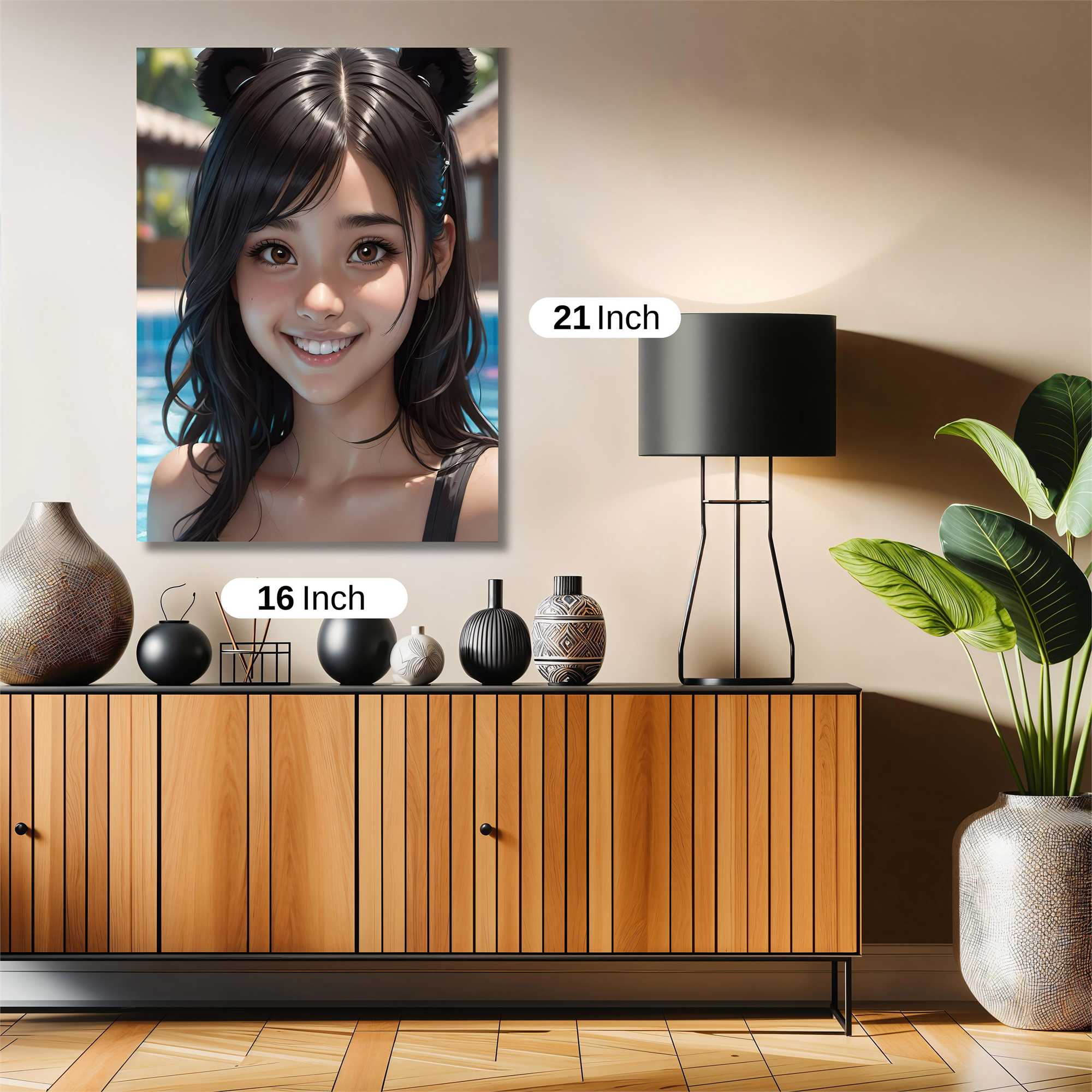Panda Bliss Safe Wall Magnetic / M