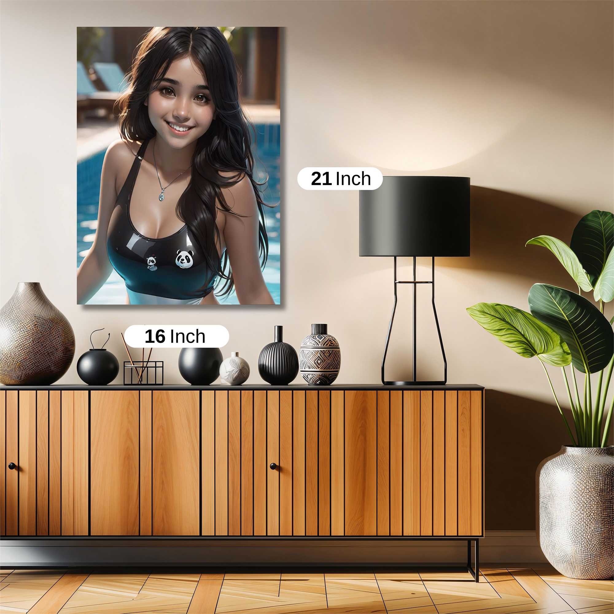 Panda Bliss Safe Wall Magnetic / M
