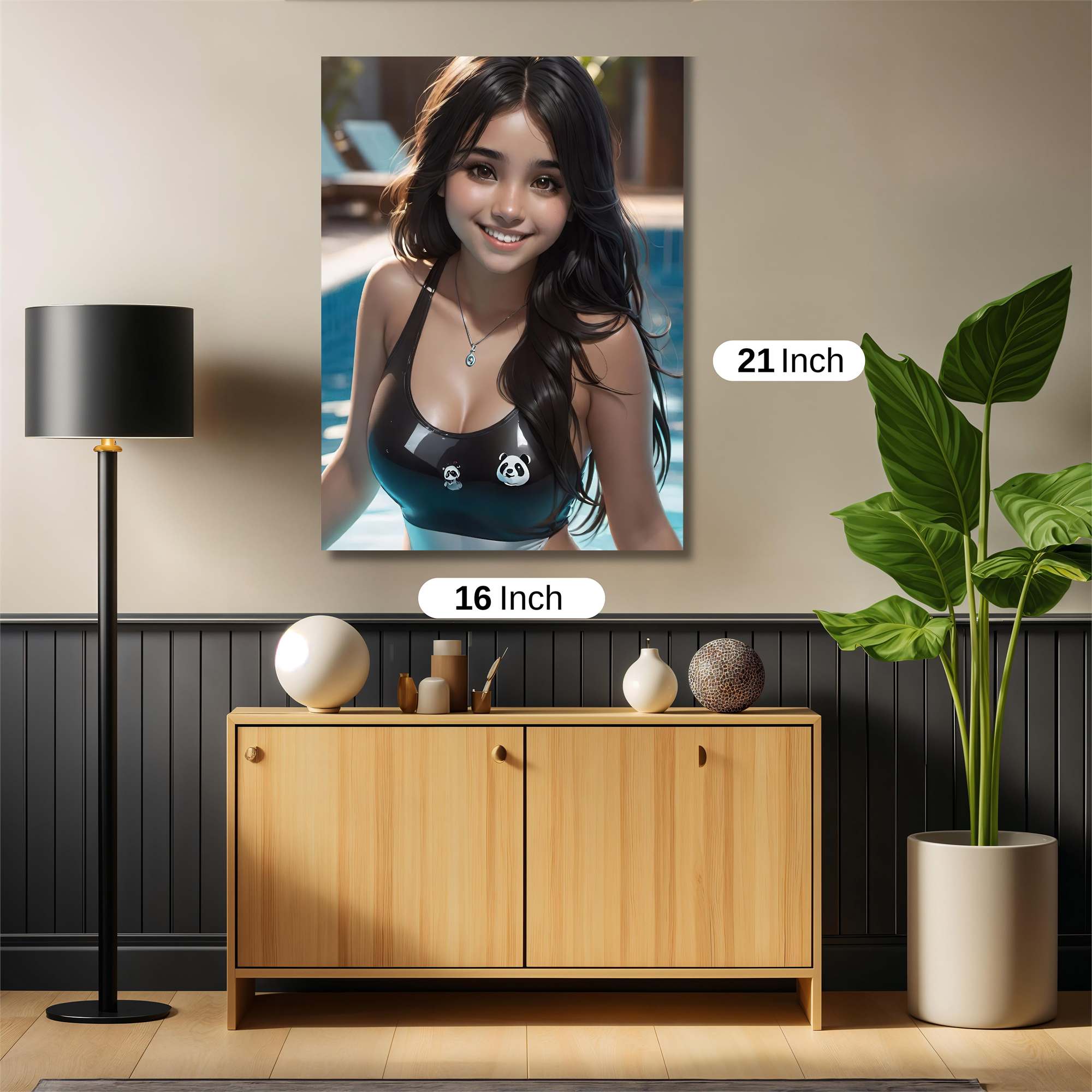 Panda Bliss Safe Wall Magnetic / M