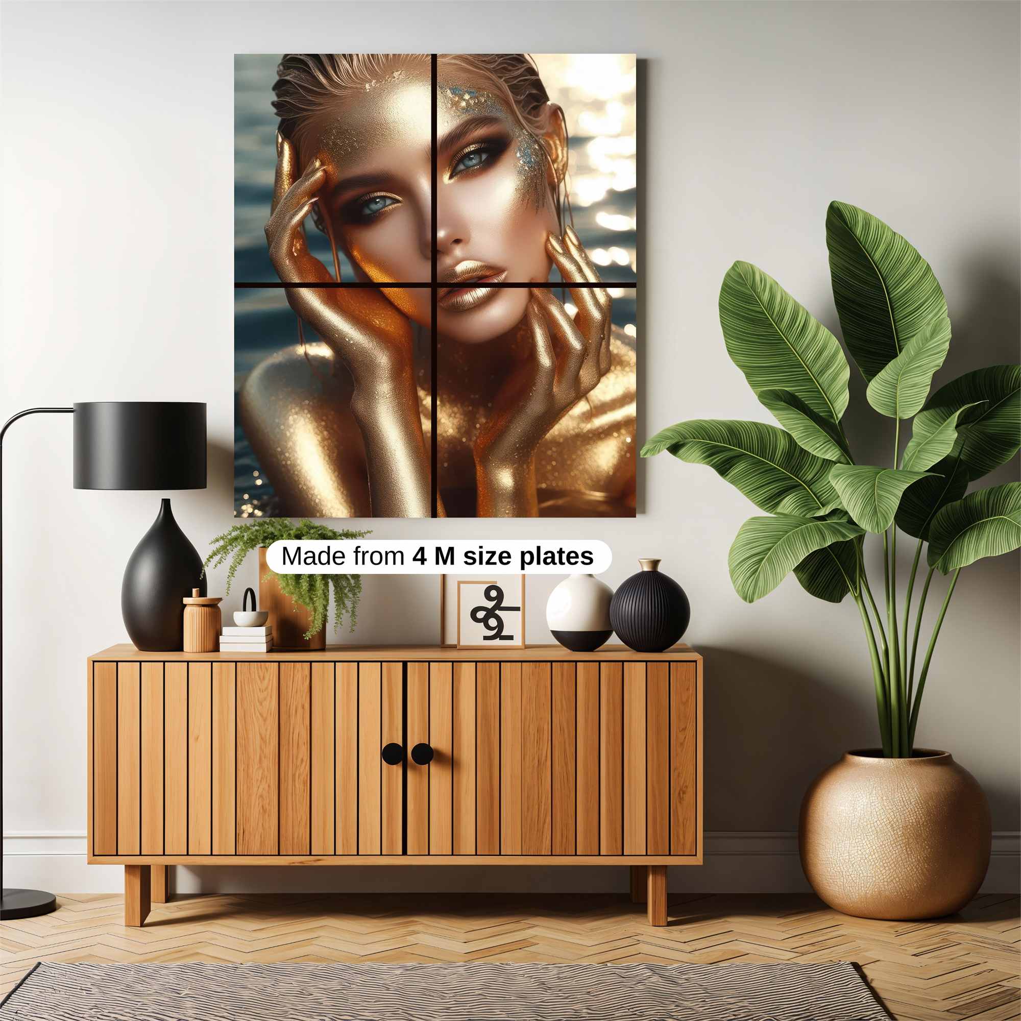 Golden Serenity Safe Wall Magnetic / M