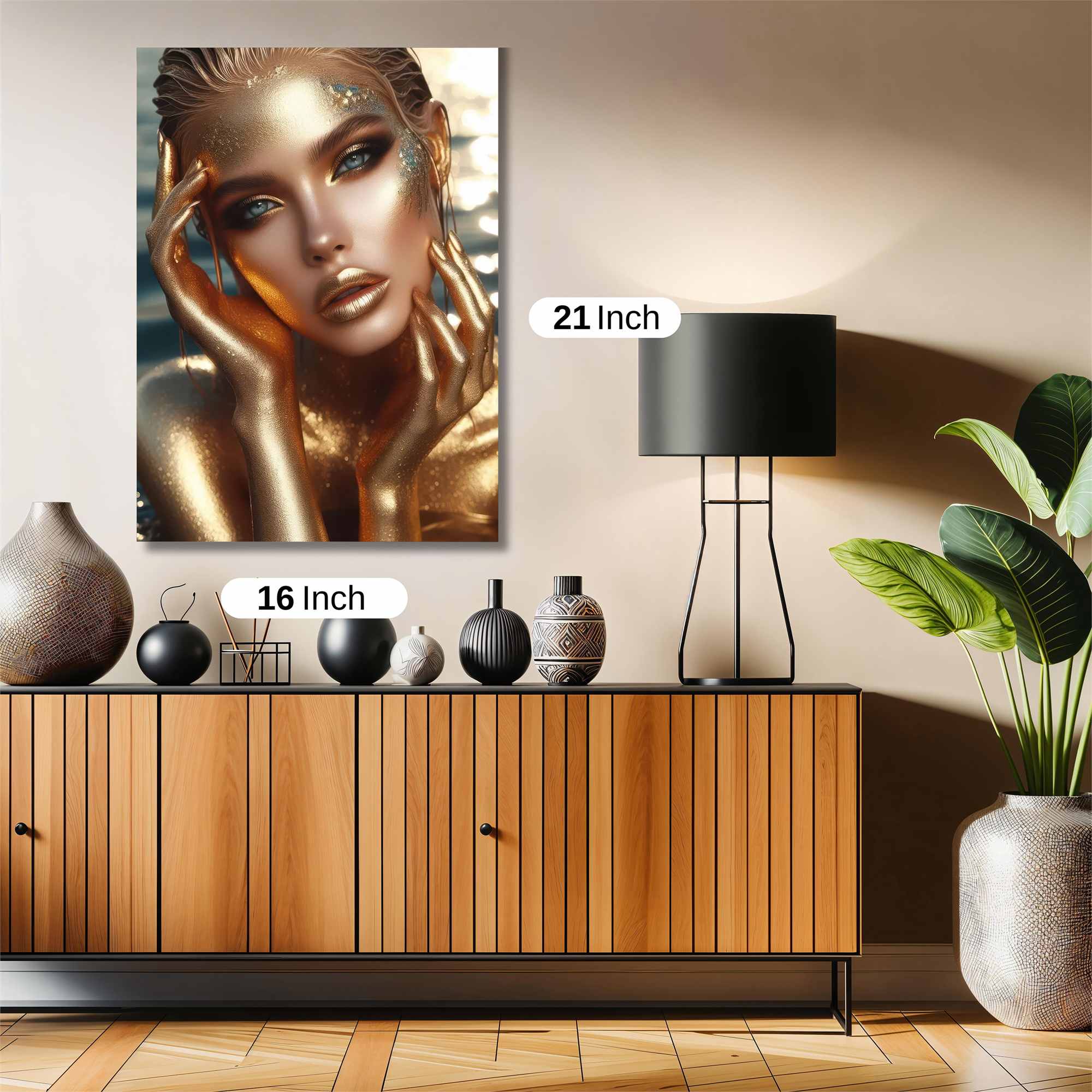 Golden Serenity Safe Wall Magnetic / M
