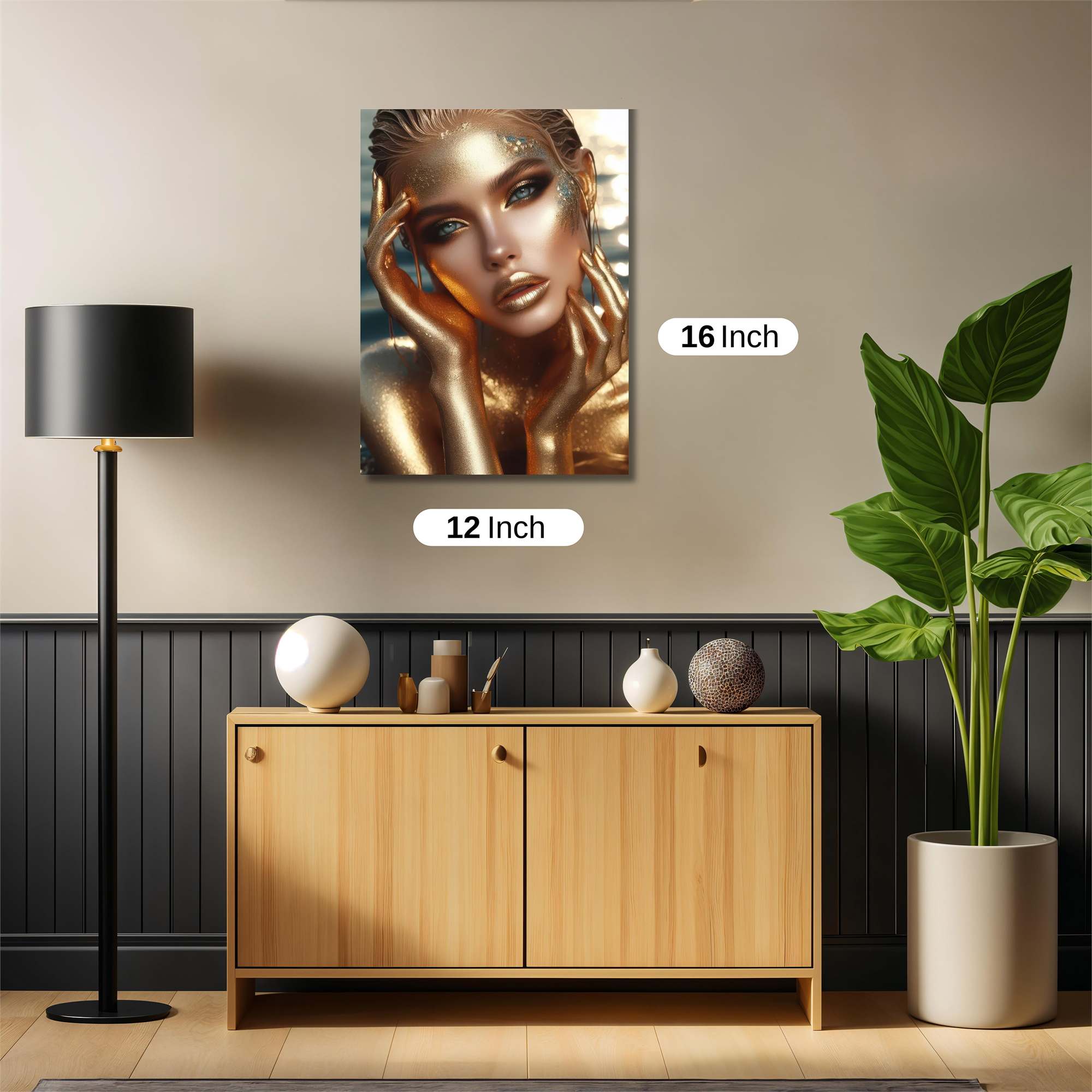 Golden Serenity Safe Wall Magnetic / M