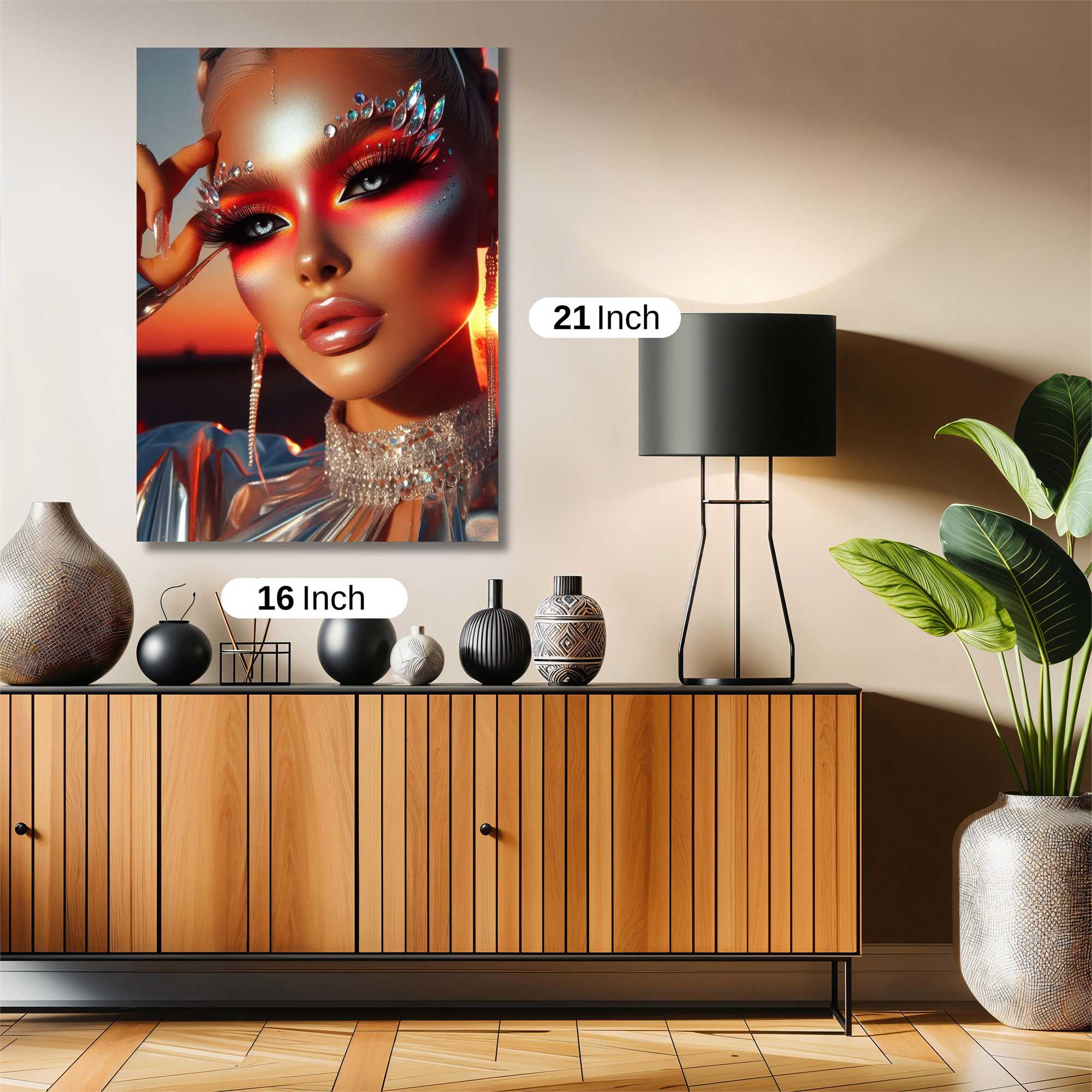 Sunset Diva Safe Wall Magnetic / M
