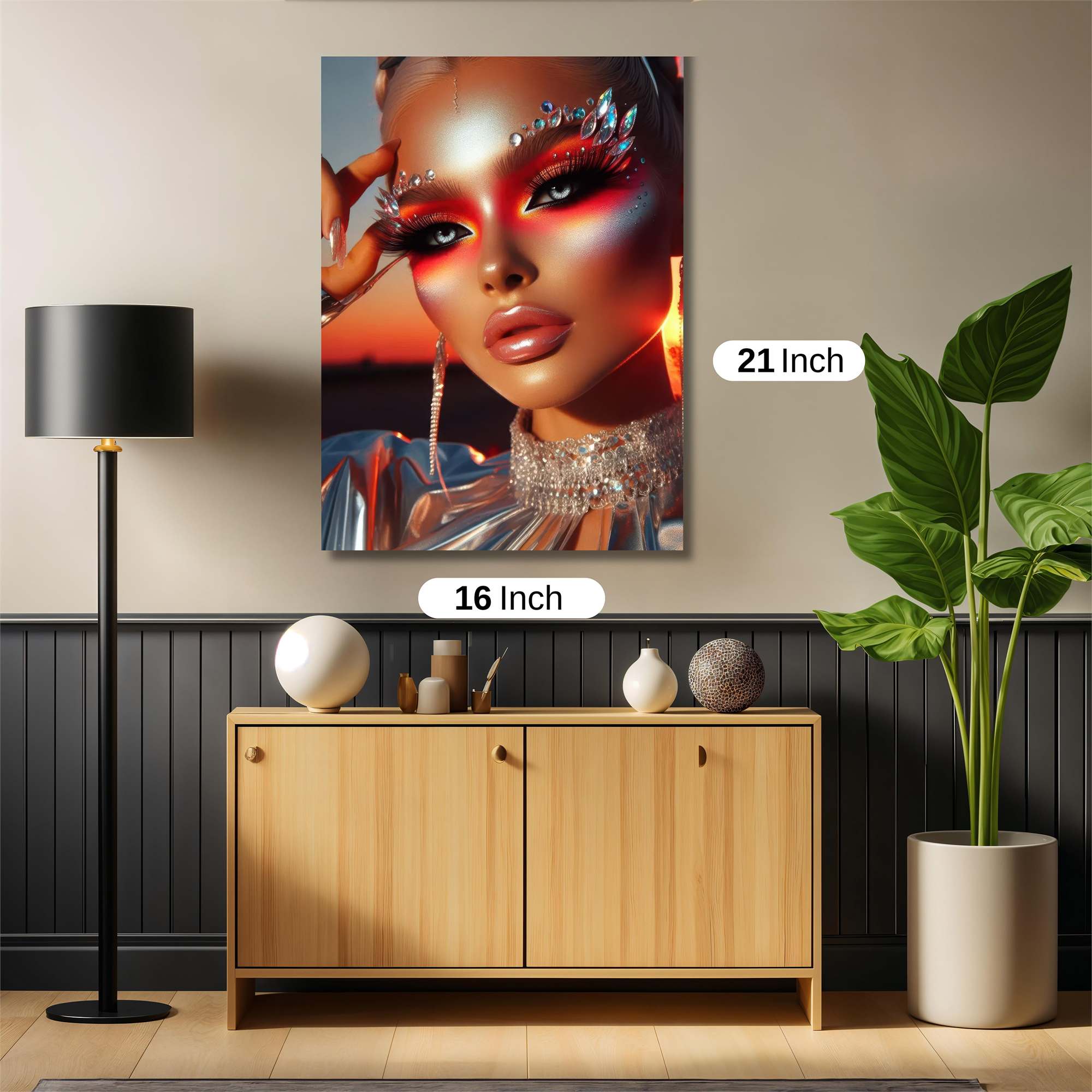Sunset Diva Safe Wall Magnetic / M