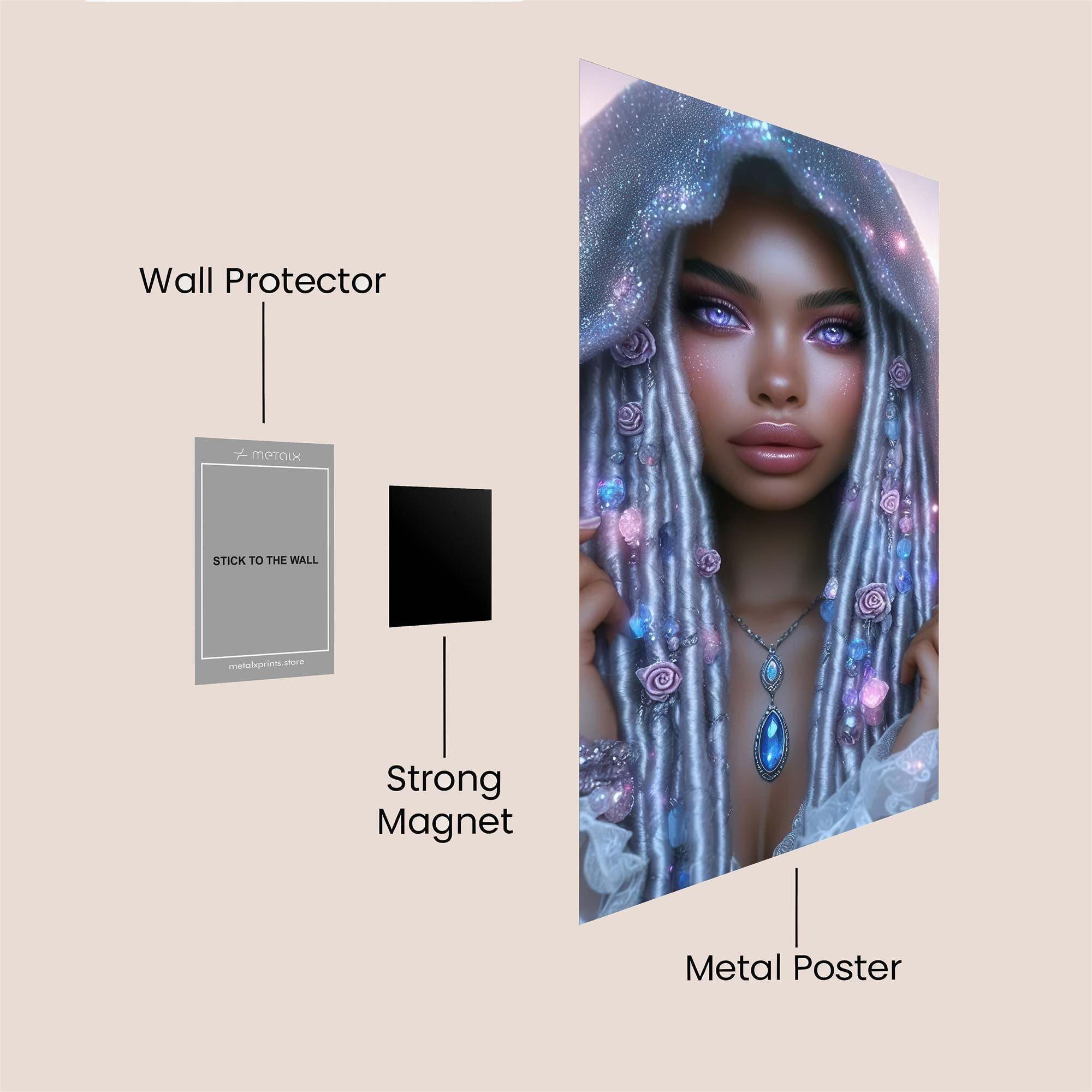 Mystic Enchantment Safe Wall Magnetic / M