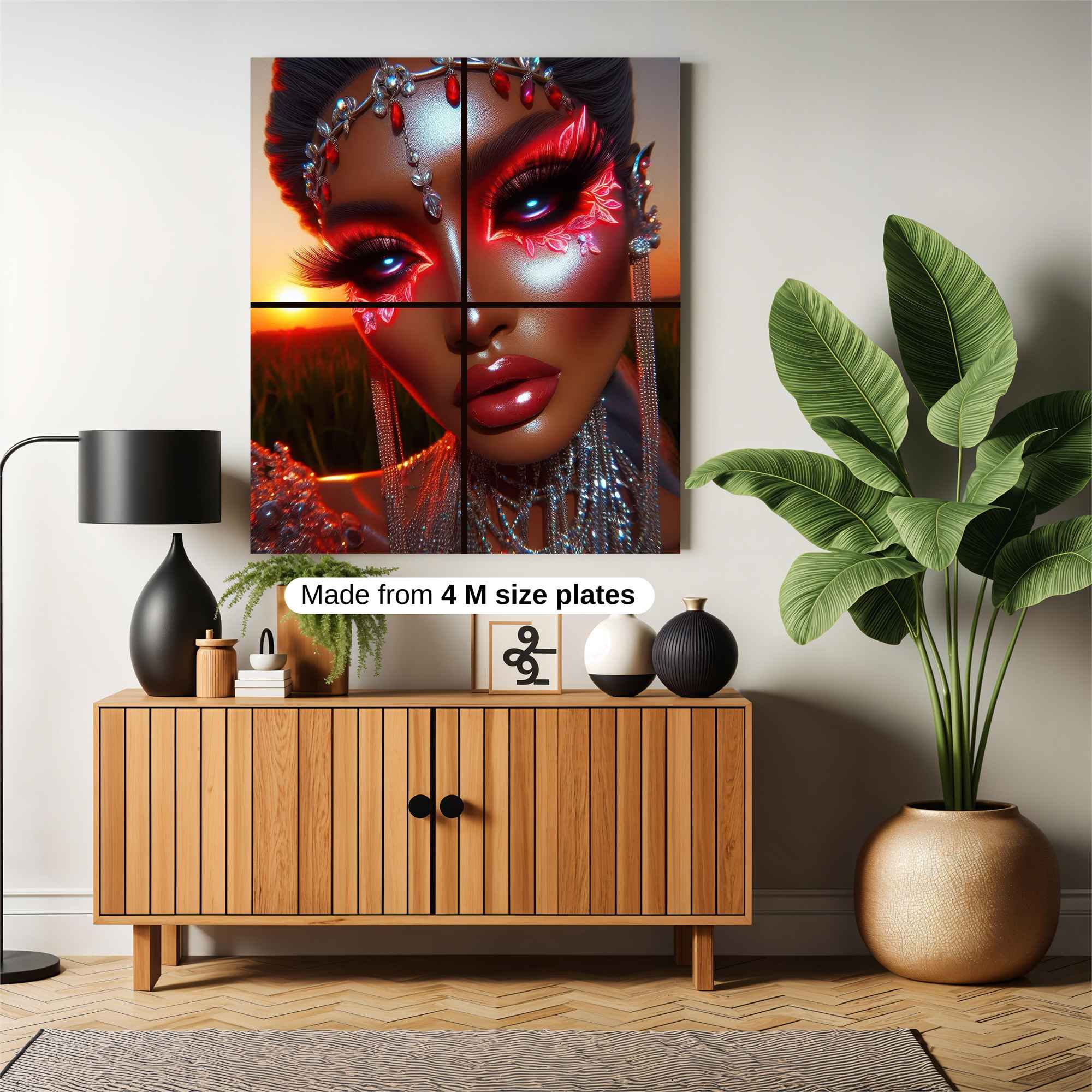 Sunset Sorceress Safe Wall Magnetic / M