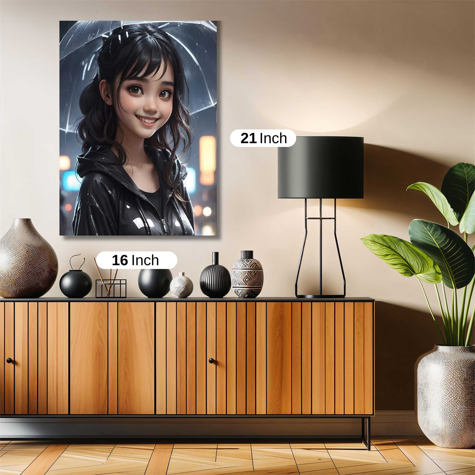 Rainy Serenity Safe Wall Magnetic / M